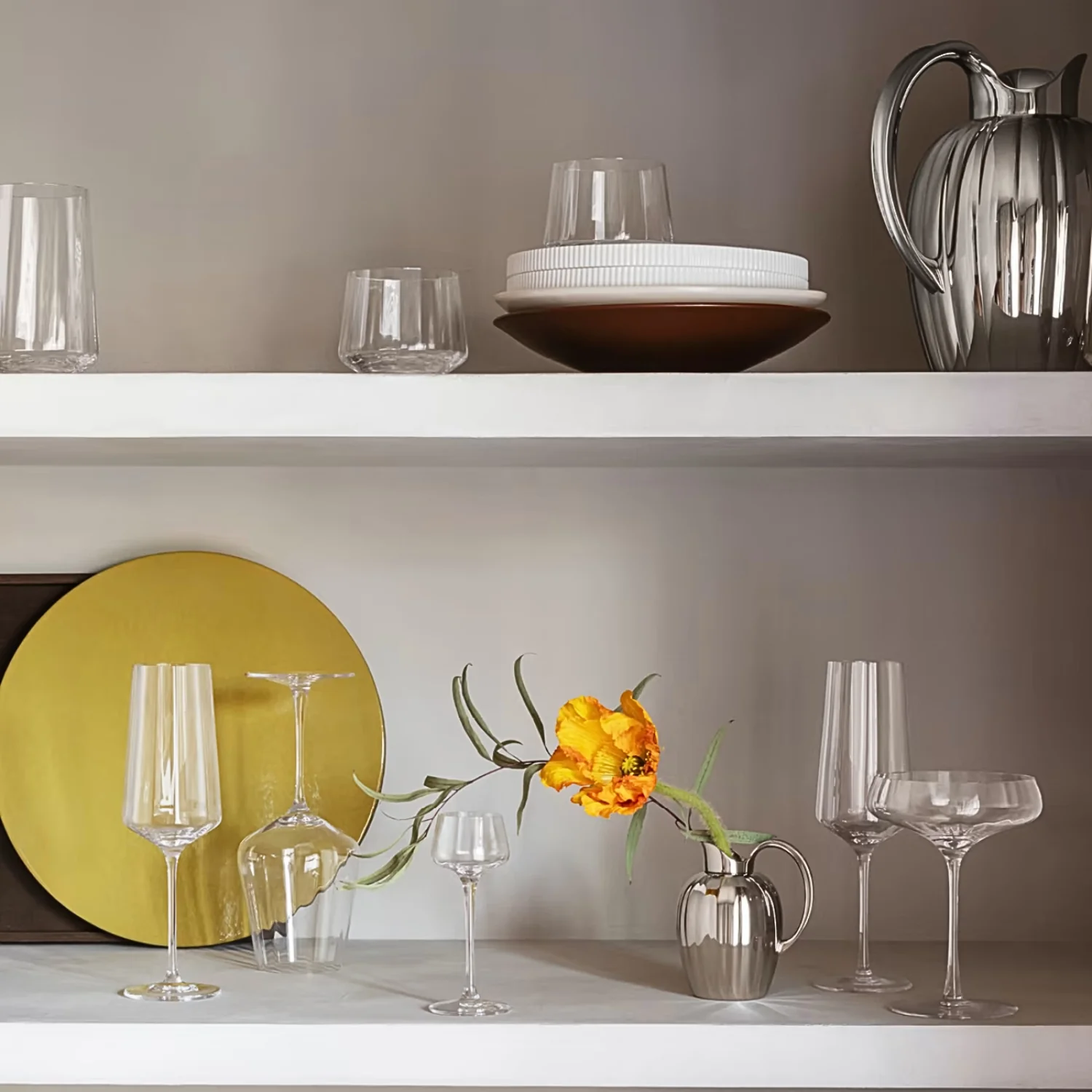 georg jensen | bernadotte champagne flute | set of 6 - Image 3