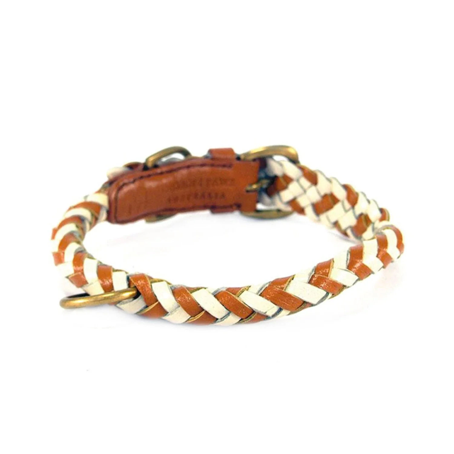 georgie paws | tonto dog collar | tan + chalk | extra large - LC - Image 3