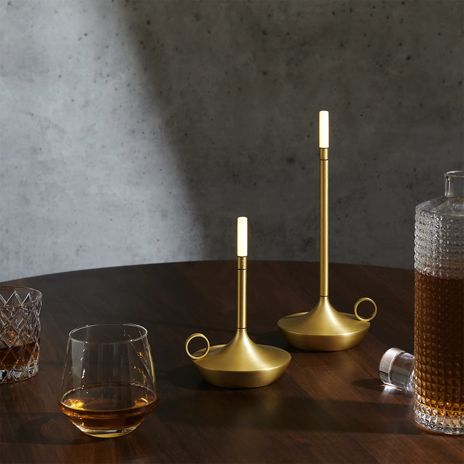 graypants | wick portable table lamp | brass 16.5cm - Image 9