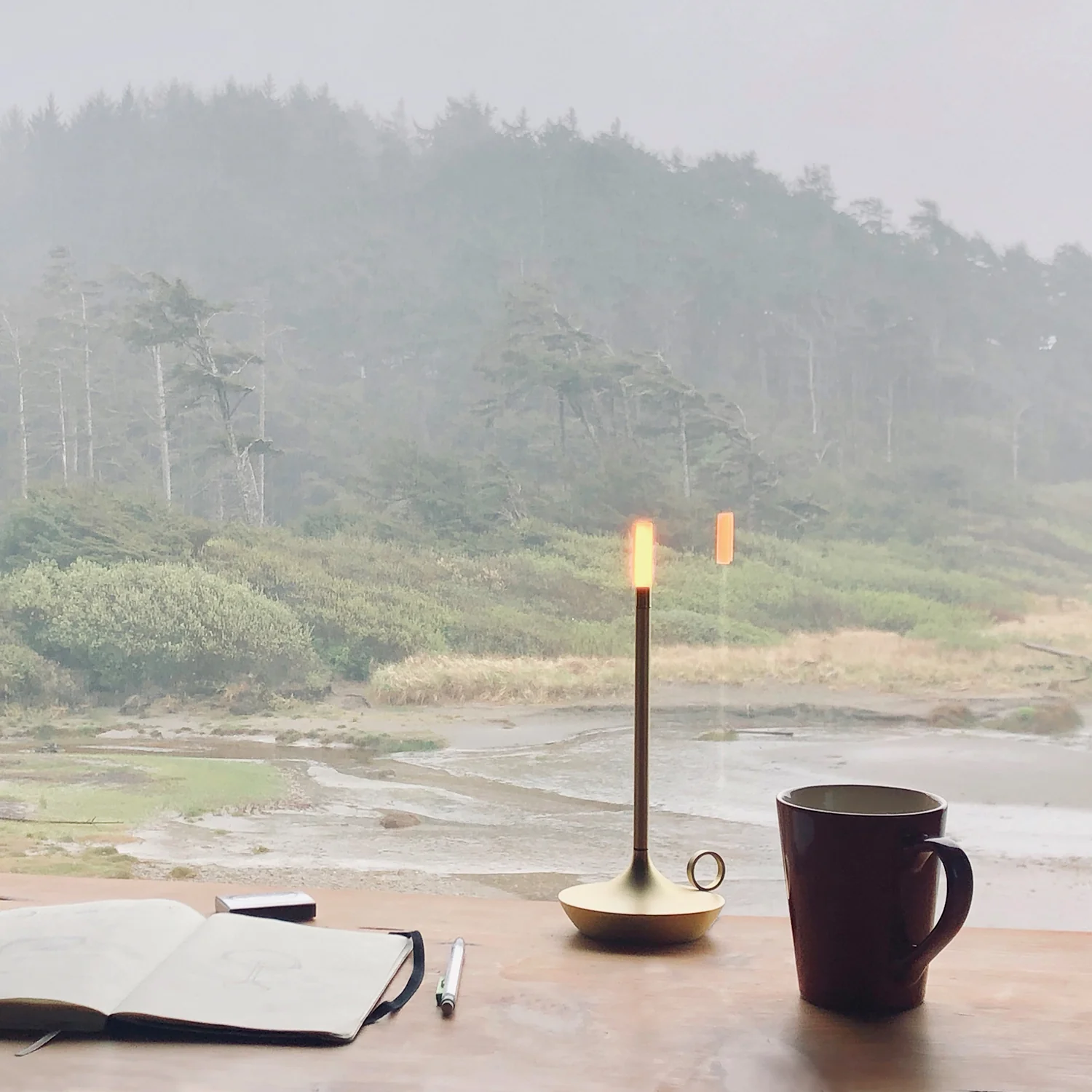 graypants | wick portable table lamp | brass 26cm - Image 7