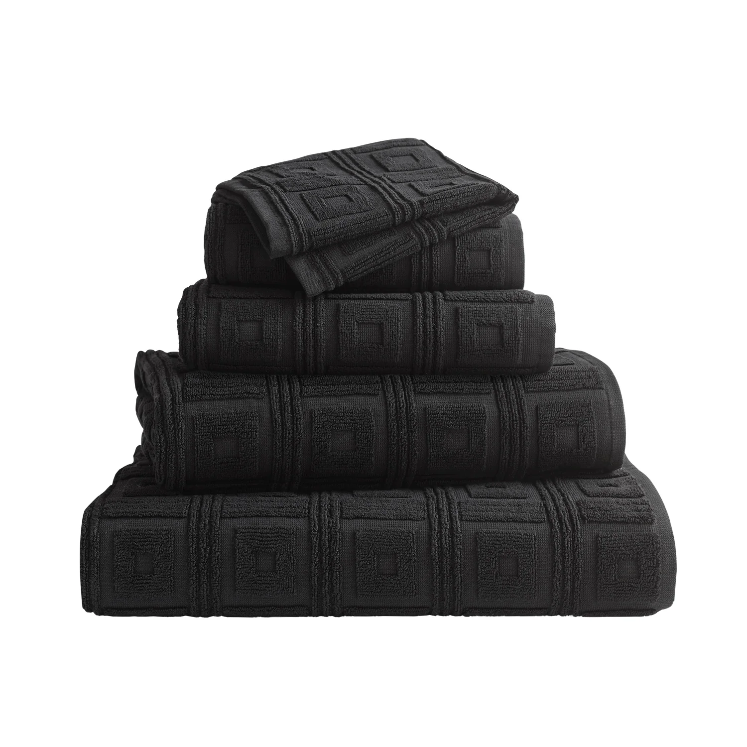 greg natale | astoria towelling collection | black - LC