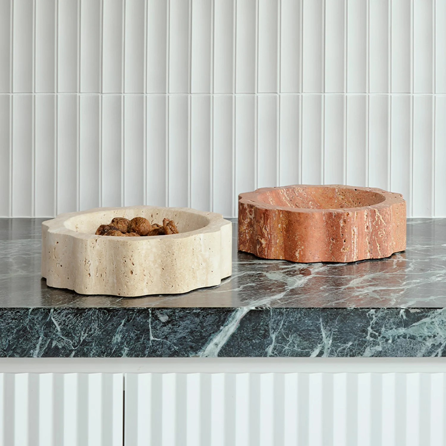 greg natale | onda bowl | white travertine - DC - Image 3
