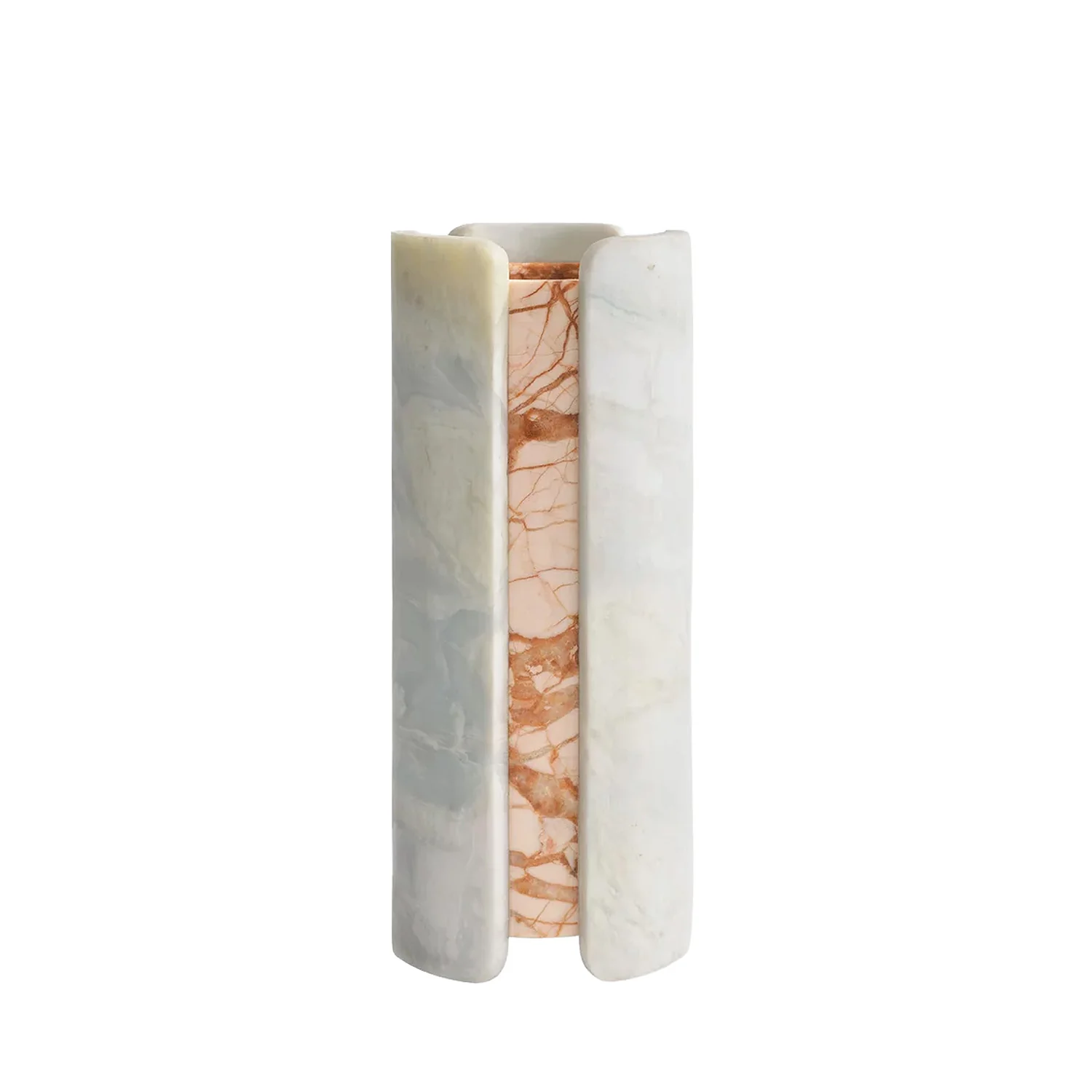 greg natale | vent vase | vent vase terreno gold + blue onyx