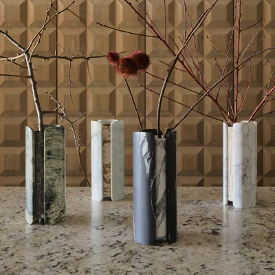 greg natale | vent vase | vent vase terreno gold + blue onyx - Image 2