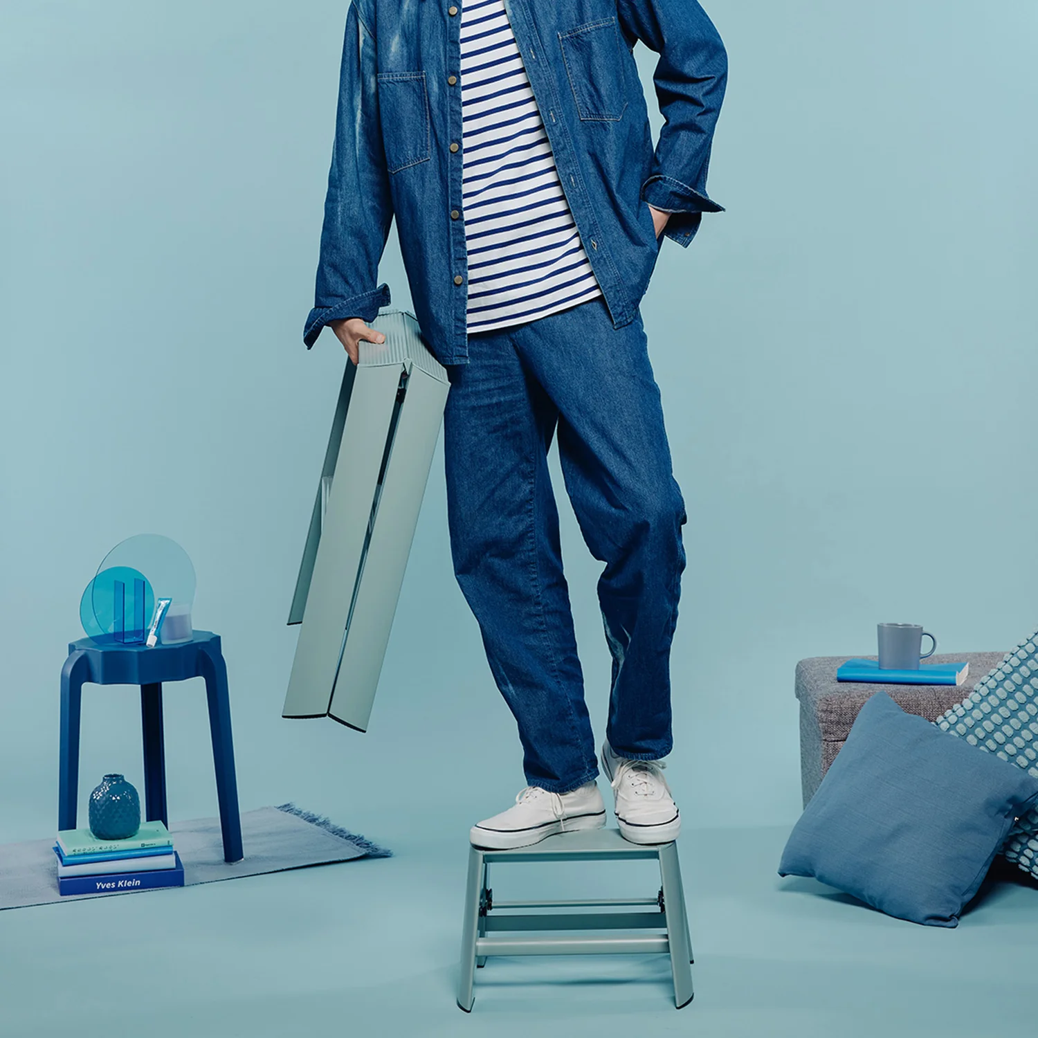 hasegawa | lucano 2 step ladder | dusty mint - Image 5