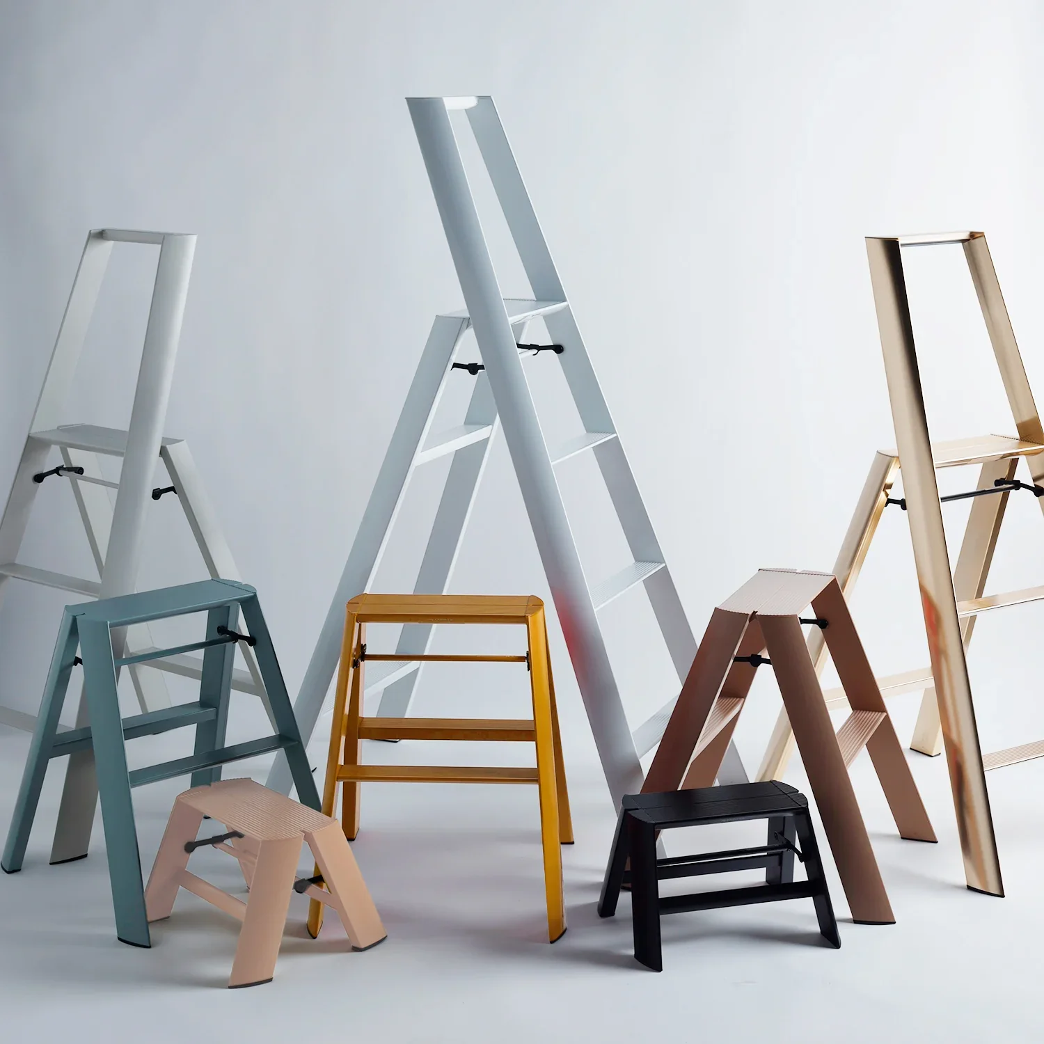 hasegawa | lucano 2 step ladder | red - Image 6