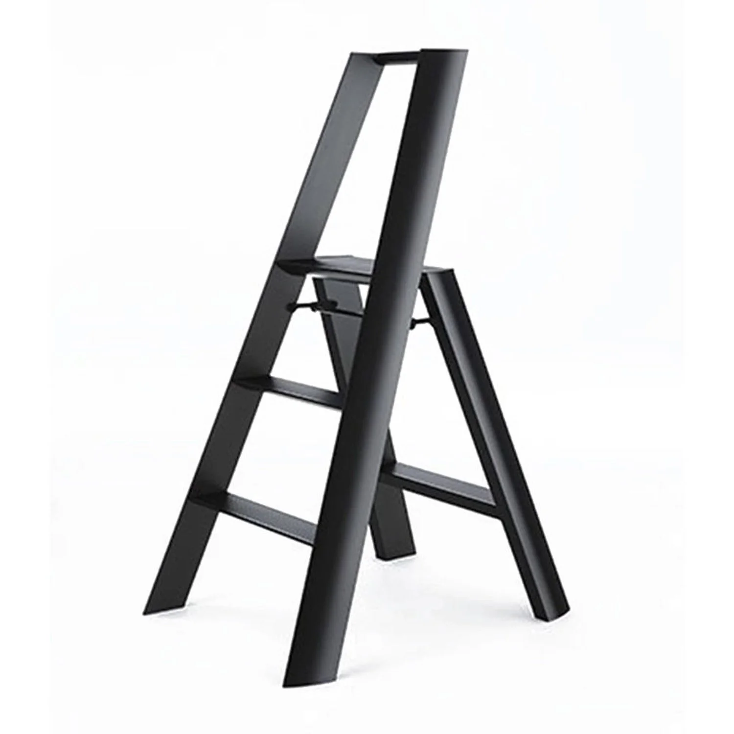 hasegawa | lucano 3 step ladder | black wide