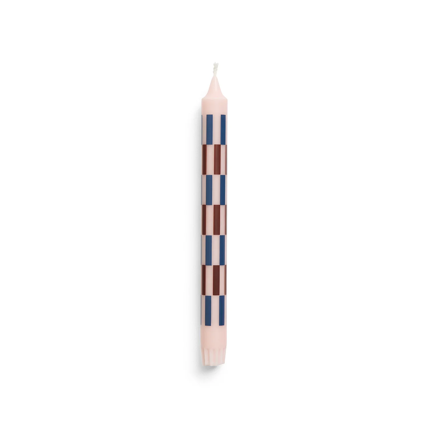 hay | pink and blue pattern candle | set of 4 - Image 5