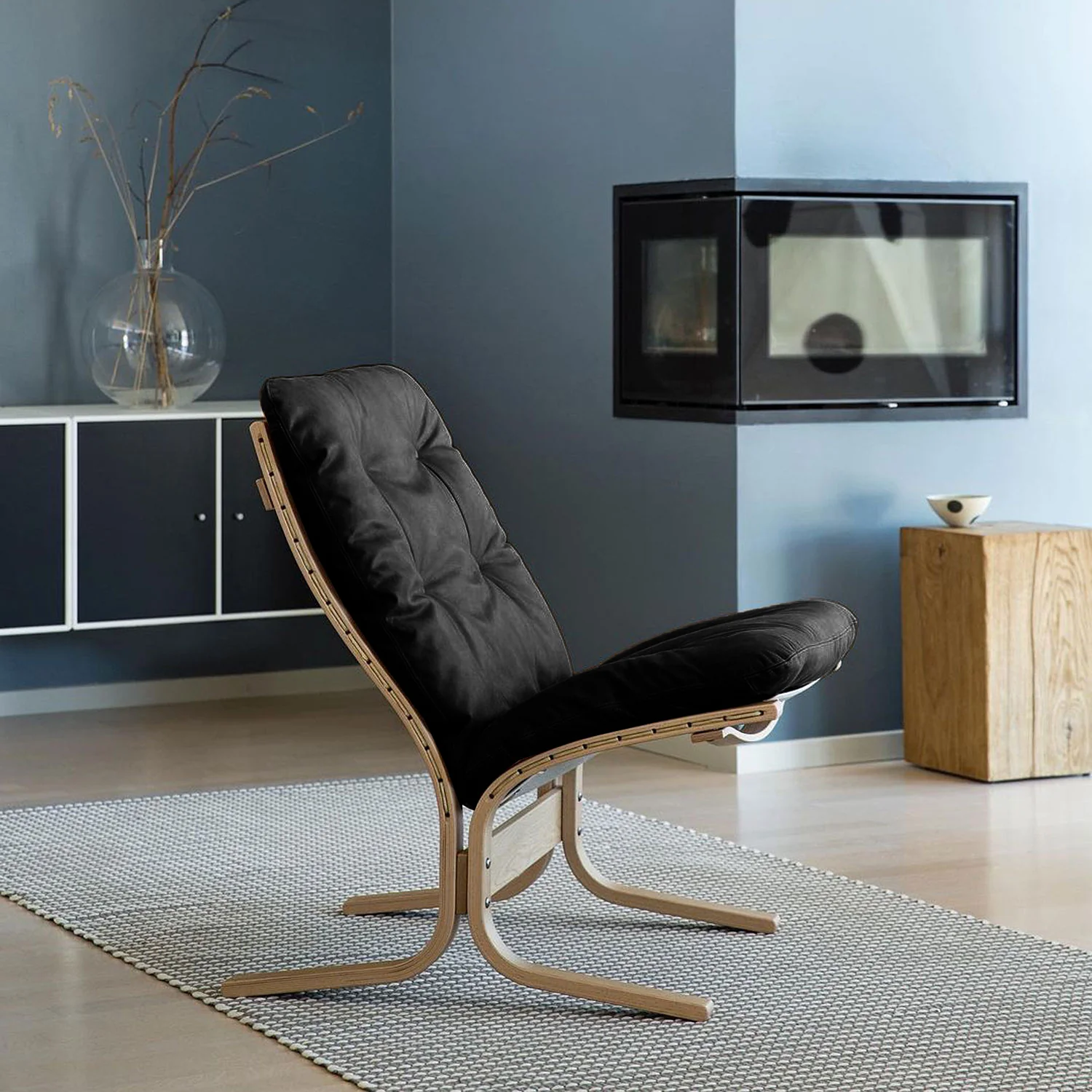 hjelle | siesta classic 302 chair | low back | oak + hemsen HA19 leather - Image 6