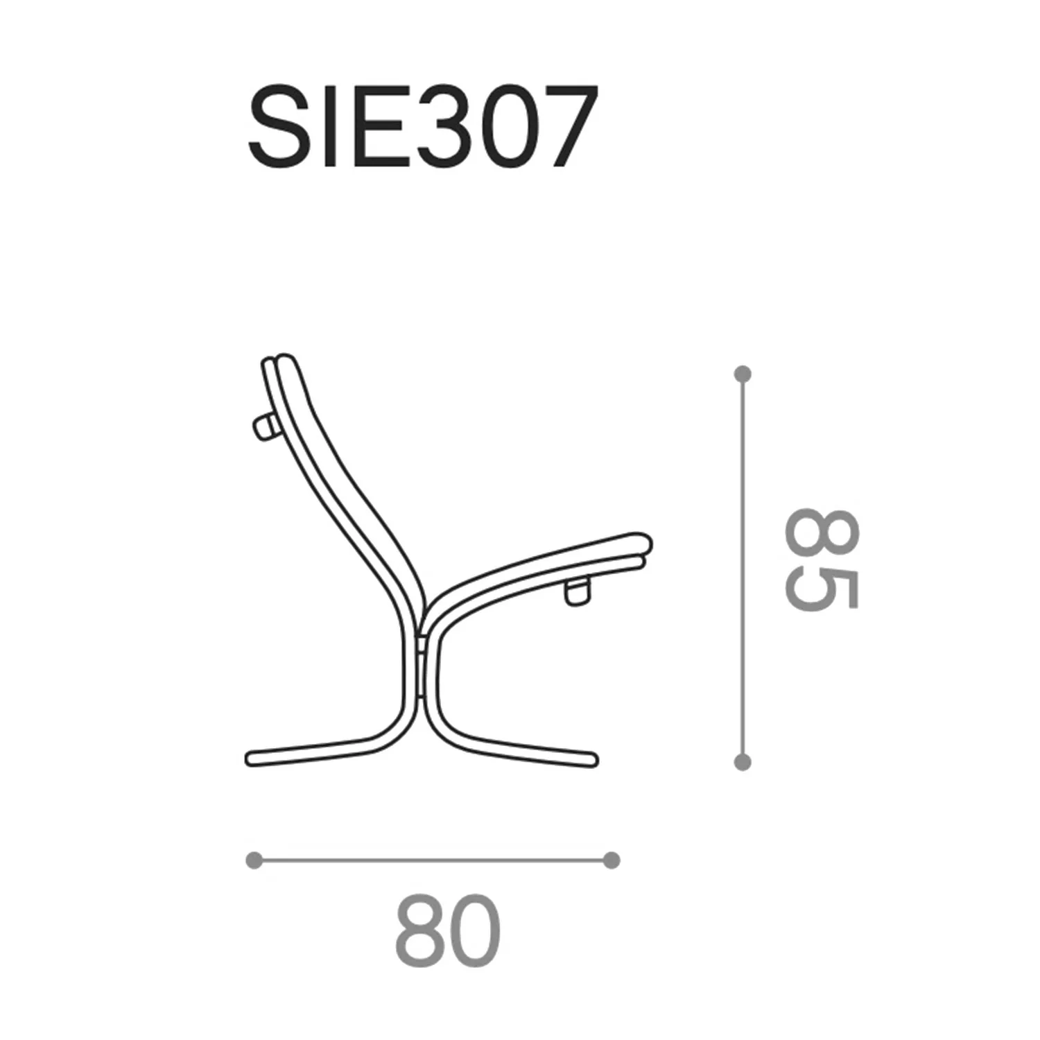 hjelle | siesta fiora 307 chair | low back | black oak + hemsen HA19 leather - Image 9