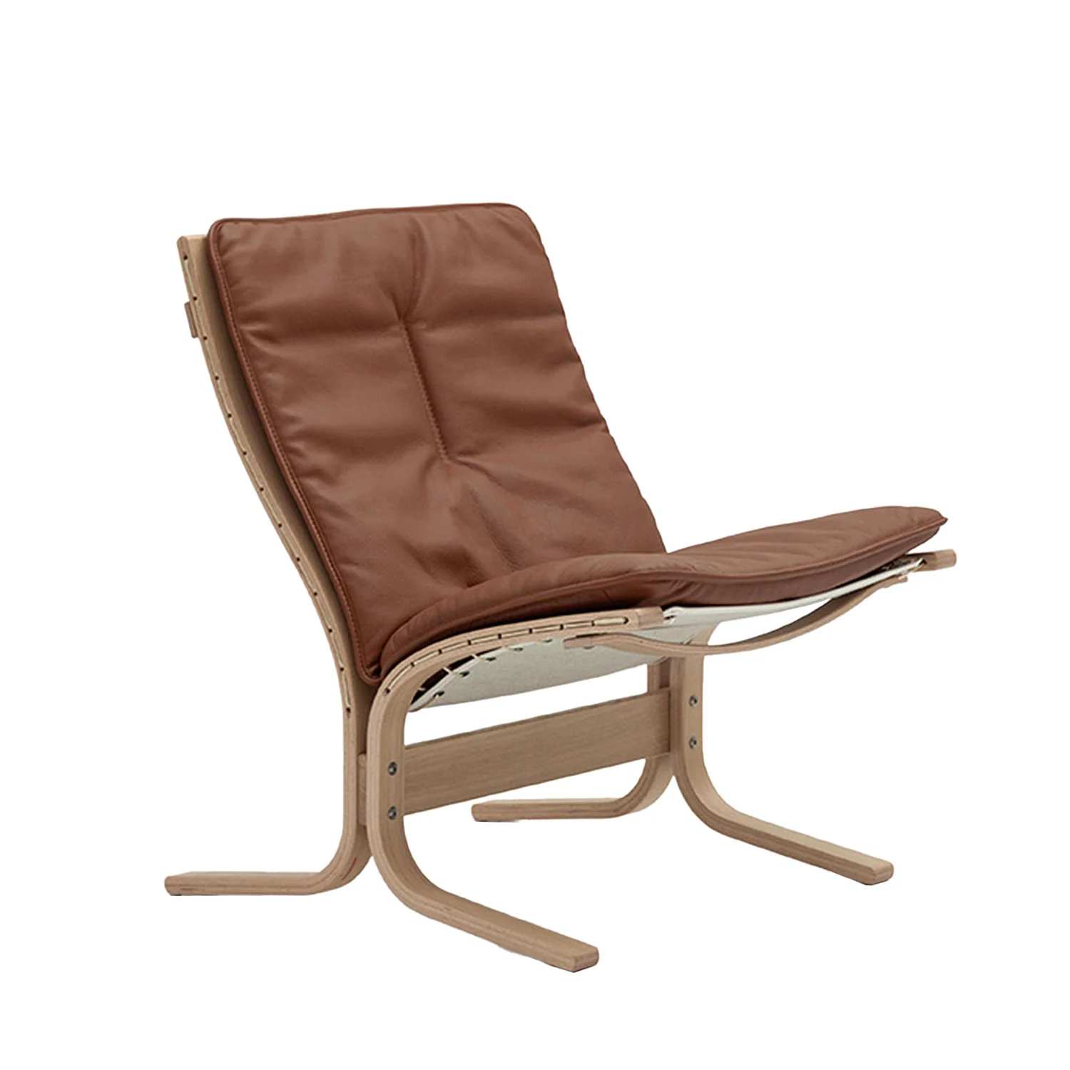 hjelle | siesta fiora 307 chair | low back | oak + rustical tan leather - Image 3