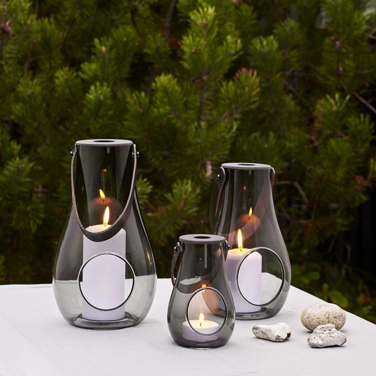 holmegaard | design with light lantern | smoke 25cm - LC - Image 2