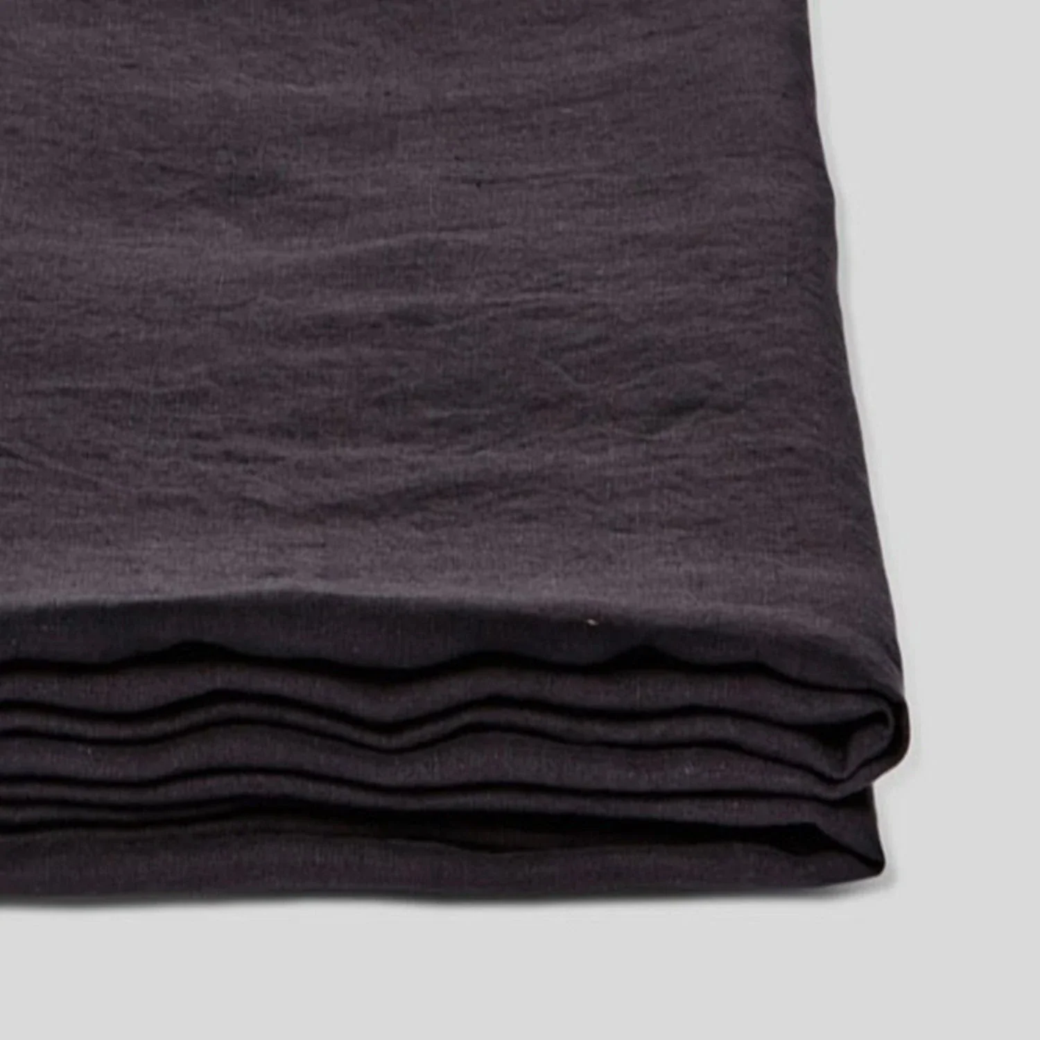 in bed | linen flat sheet | queen | kohl - LC - Image 7
