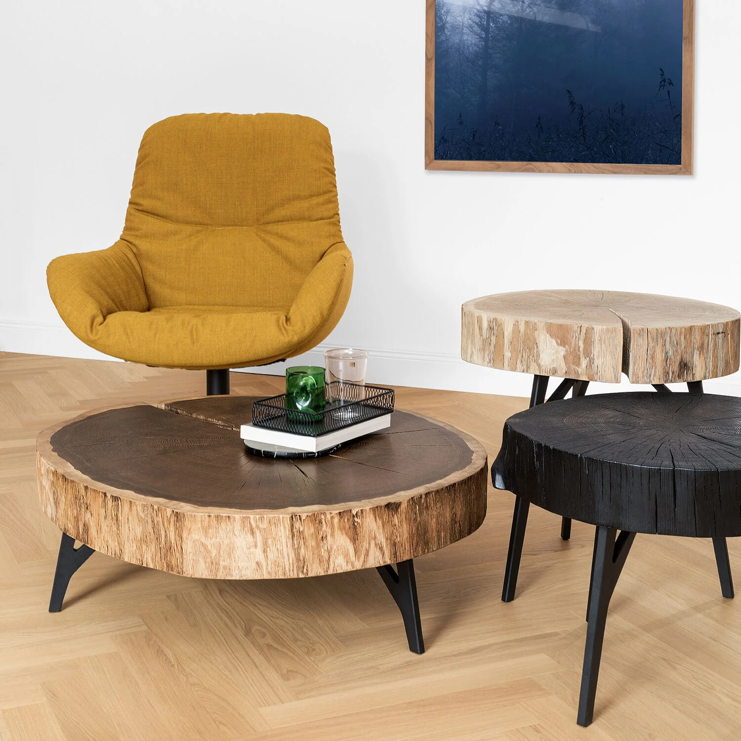 janua | bc 05 stomp table | 70-80cm | natural oak raw - Image 4