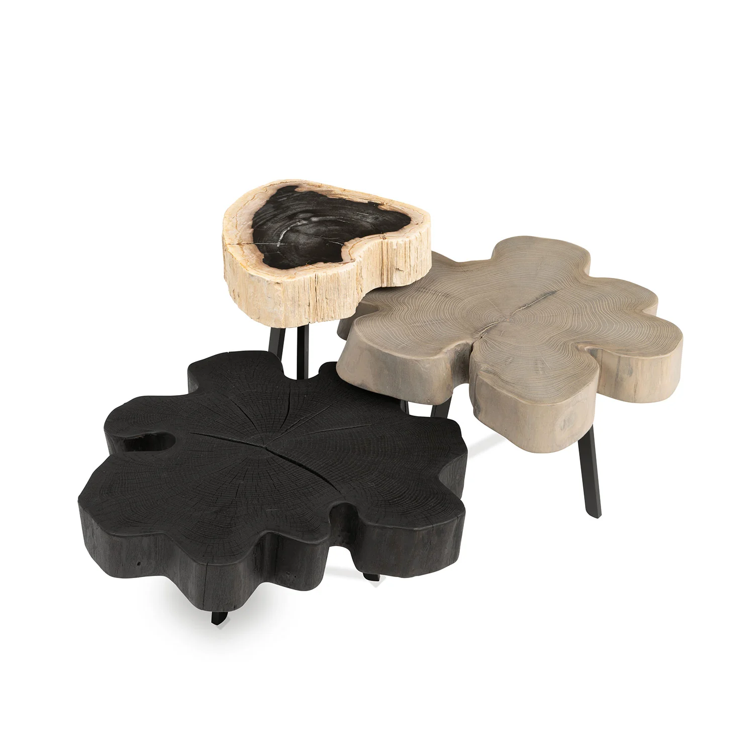janua | bc 05 stomp stone table | 40cm | beige black 13 - Image 3