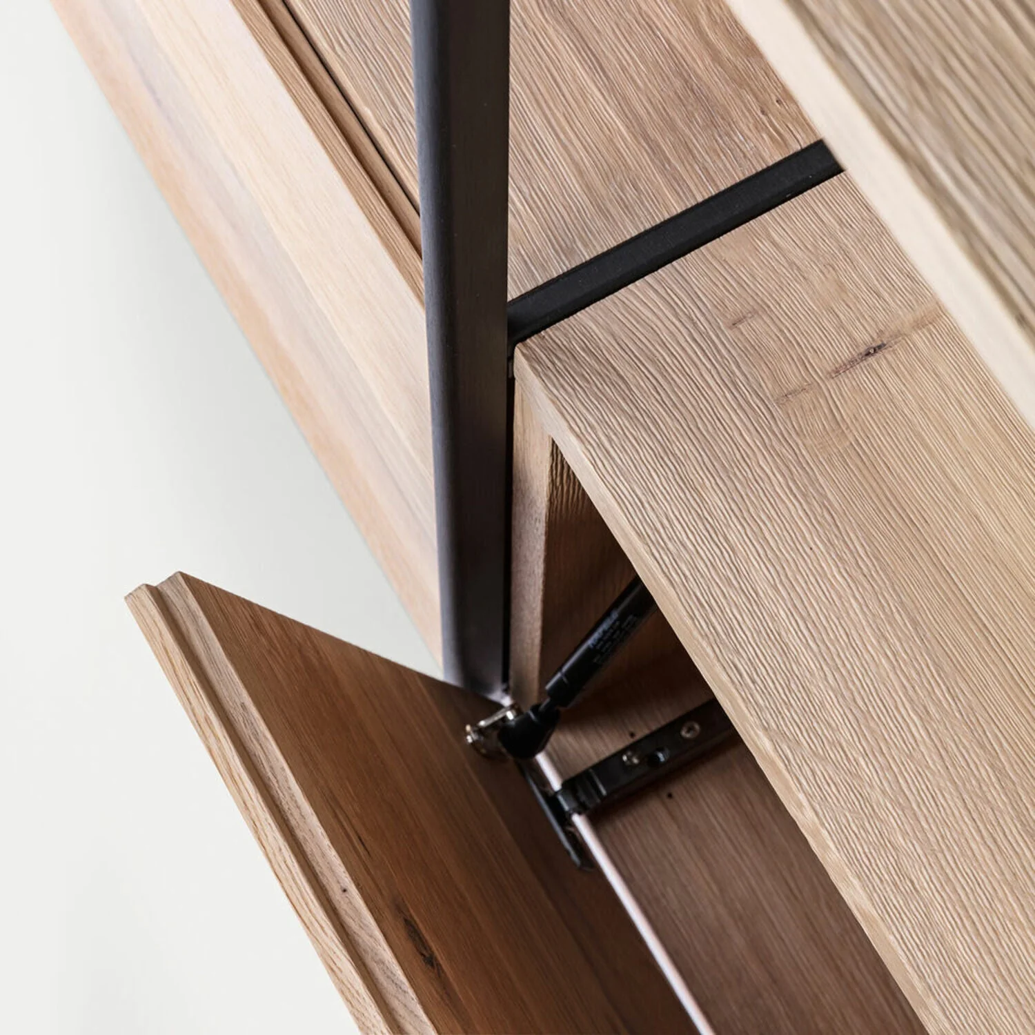 janua | bc 06 room 68 shelving system | 5x5 grid oak + black - Image 3