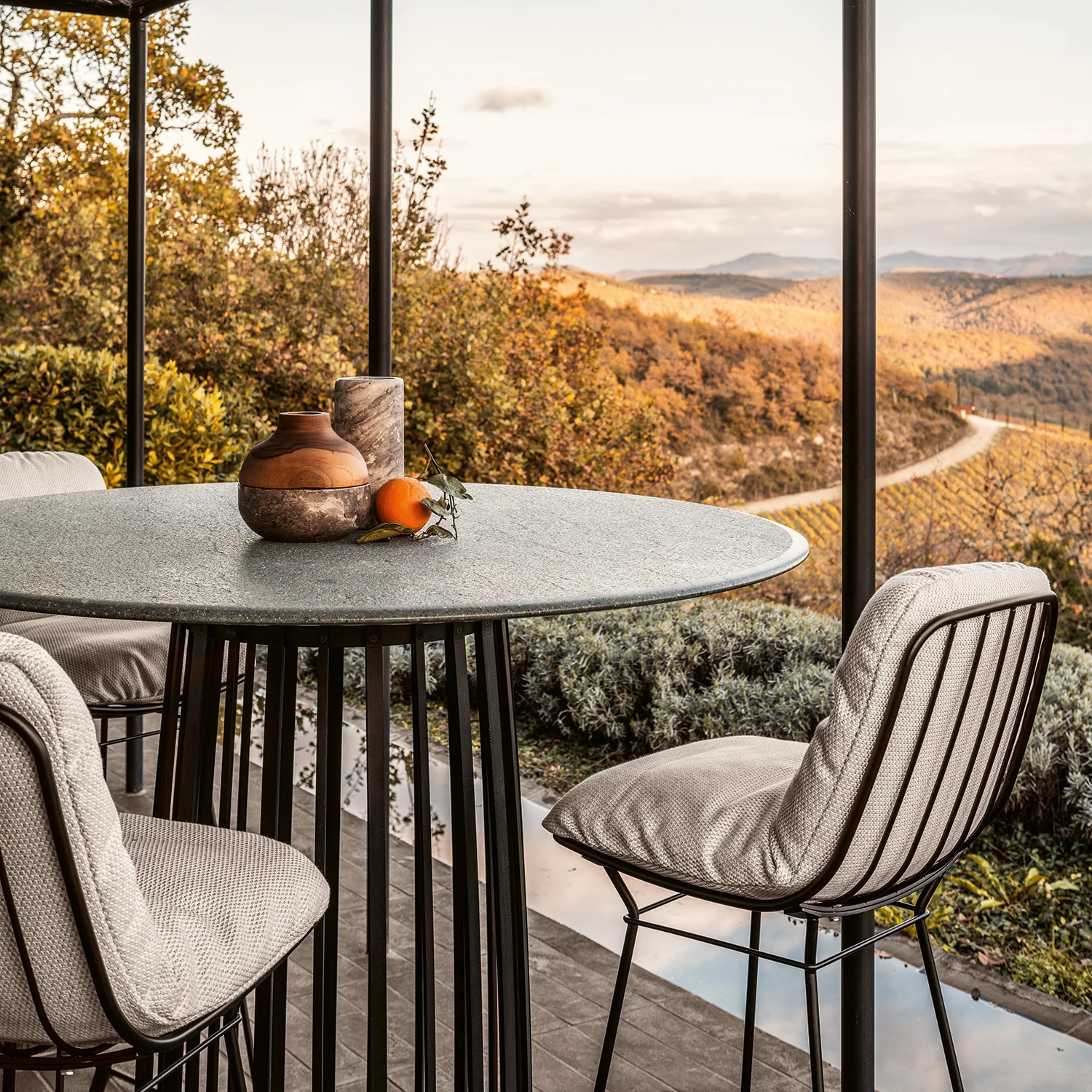 janua | bc 07 basket table high | alps glitter stone - Image 3