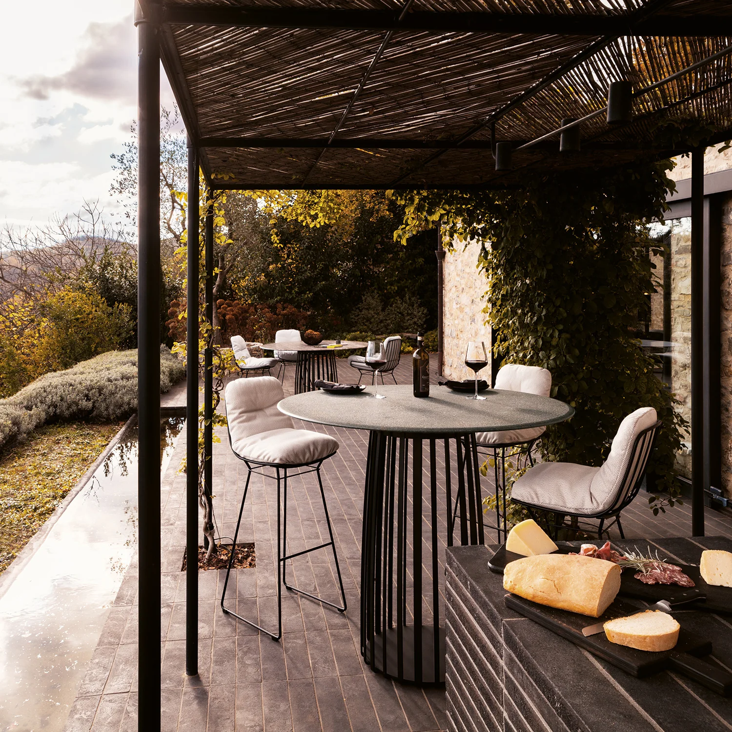 janua | bc 07 basket table high | alps glitter stone - Image 4