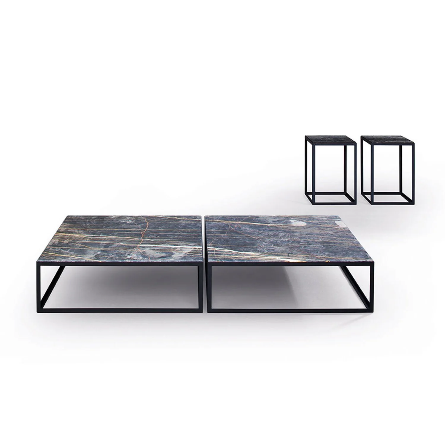 janua | sc 54 coffee table | black + gold limestone - Image 5