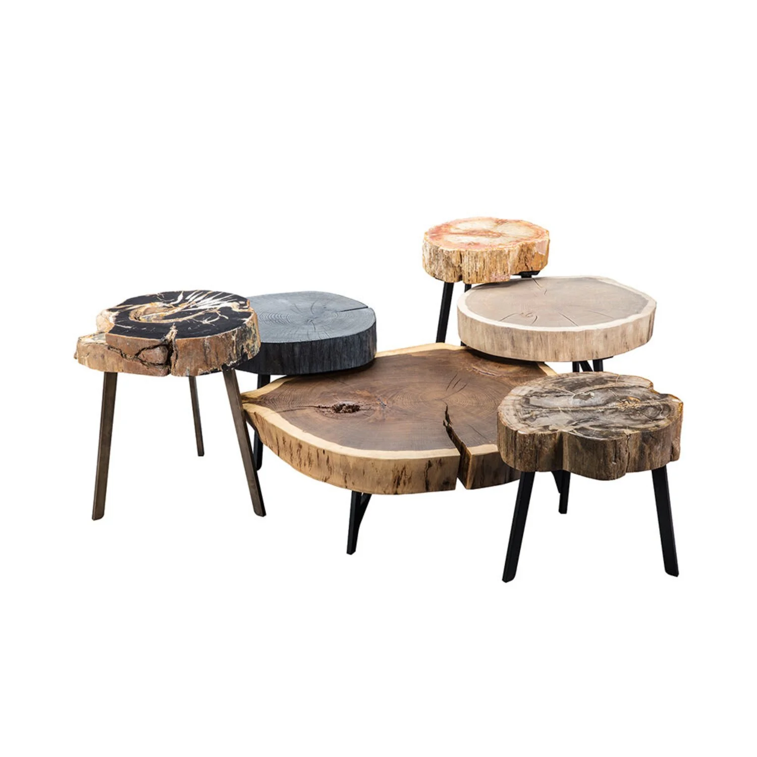 janua | bc 05 stomp table | 30-40cm | natural oak raw - Image 6