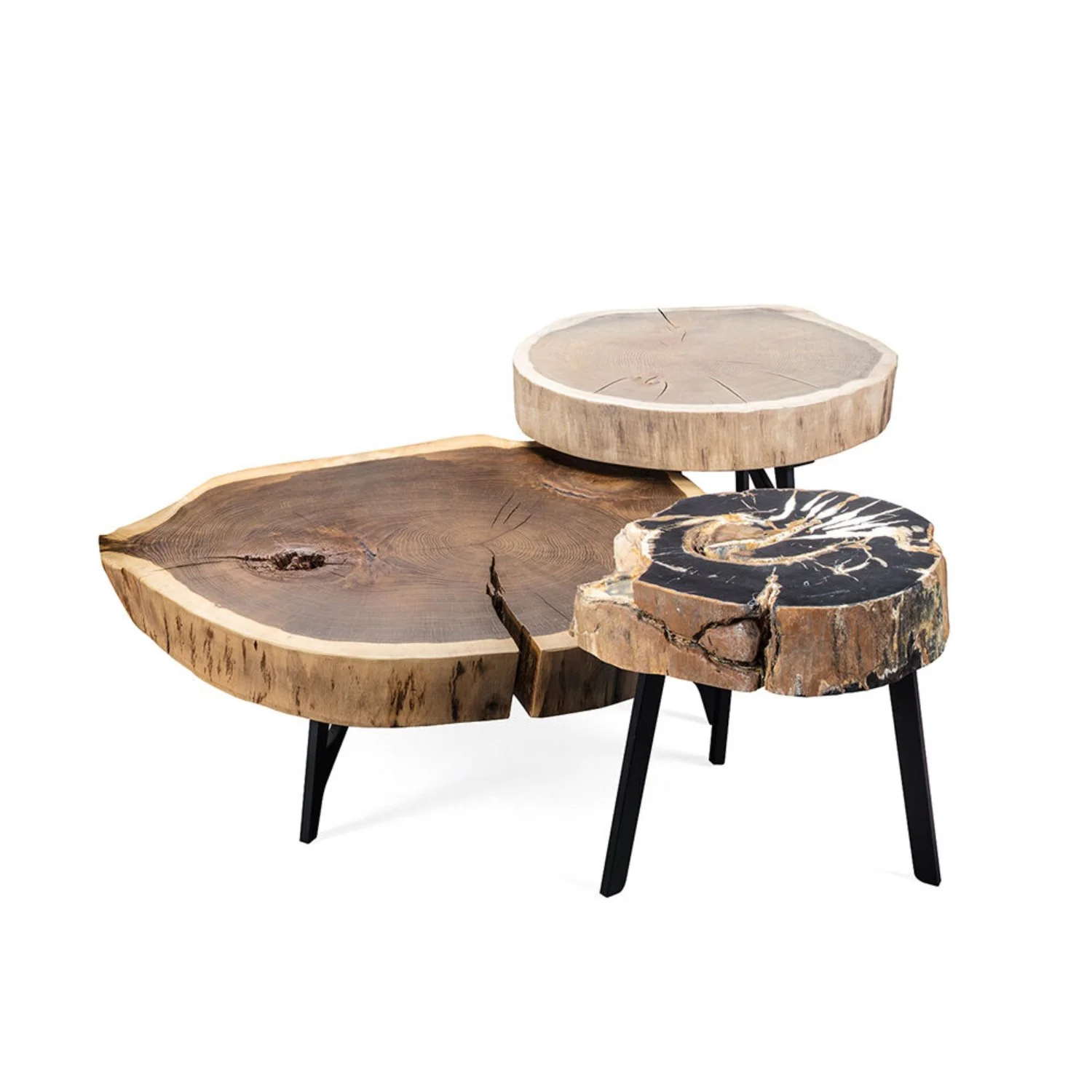 janua | bc 05 stomp table | 30-40cm | natural oak raw - Image 8