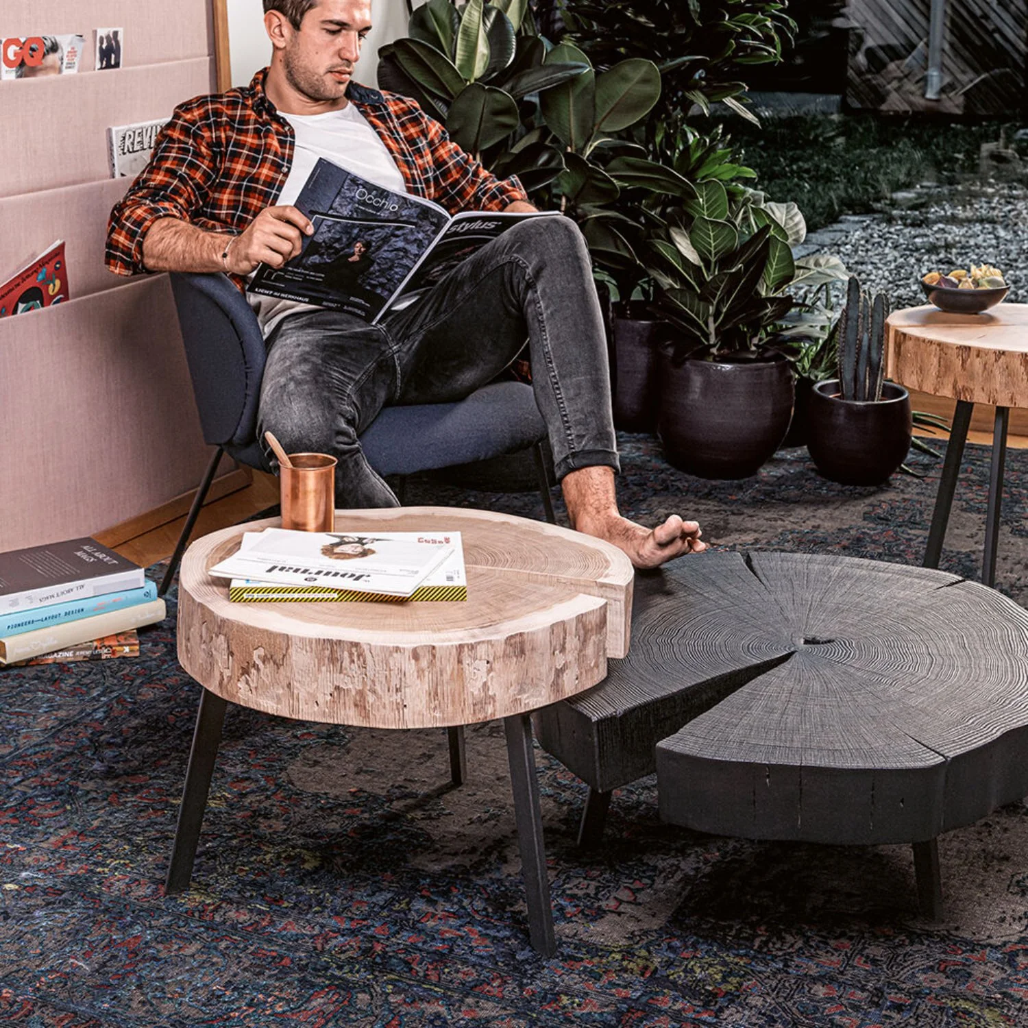 janua | bc 05 stomp table | 70-80cm | black - Image 14