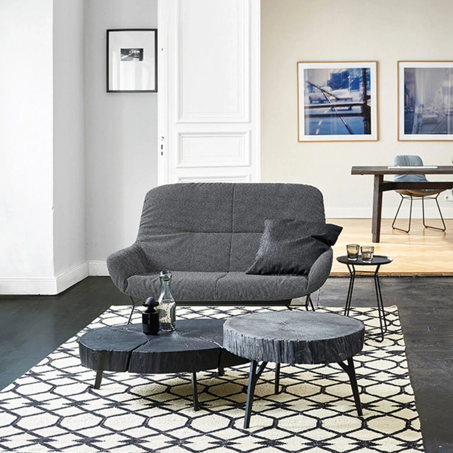 janua | bc 05 stomp table | 70-80cm | silver - Image 2