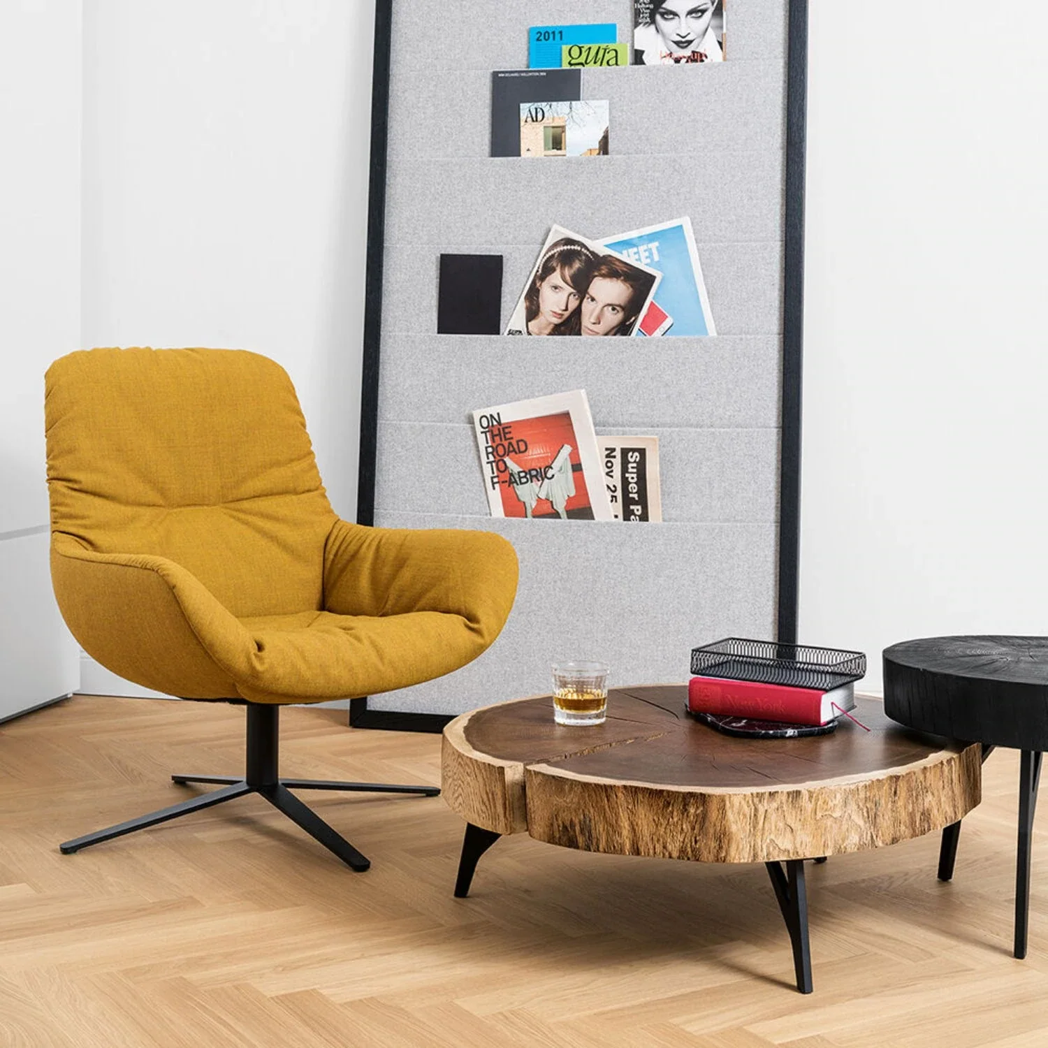 janua | bc 05 stomp table | 80-90cm | natural oak raw - Image 5