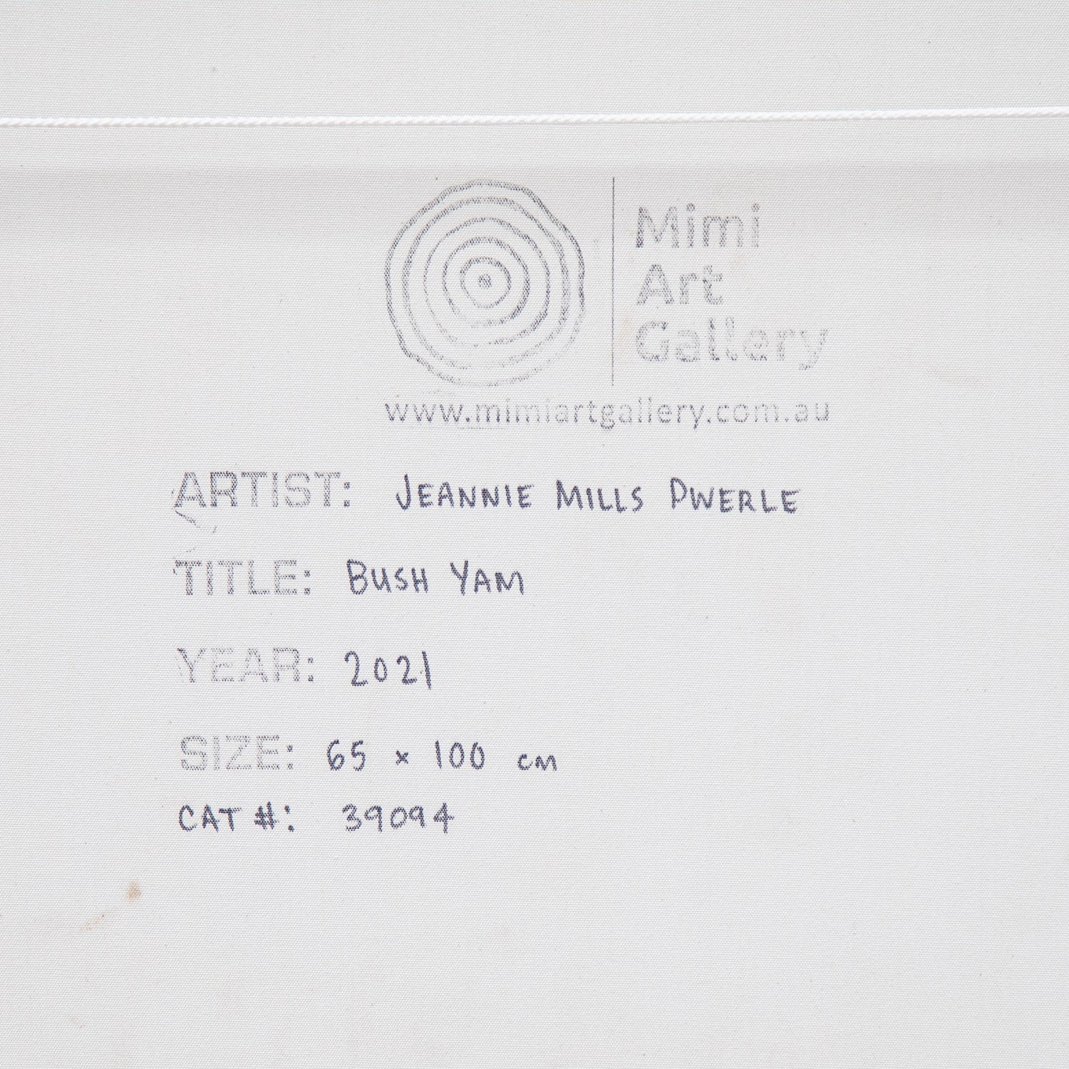 jeannie mills pwerle | original artwork | bush yam - ID39094 - Image 4