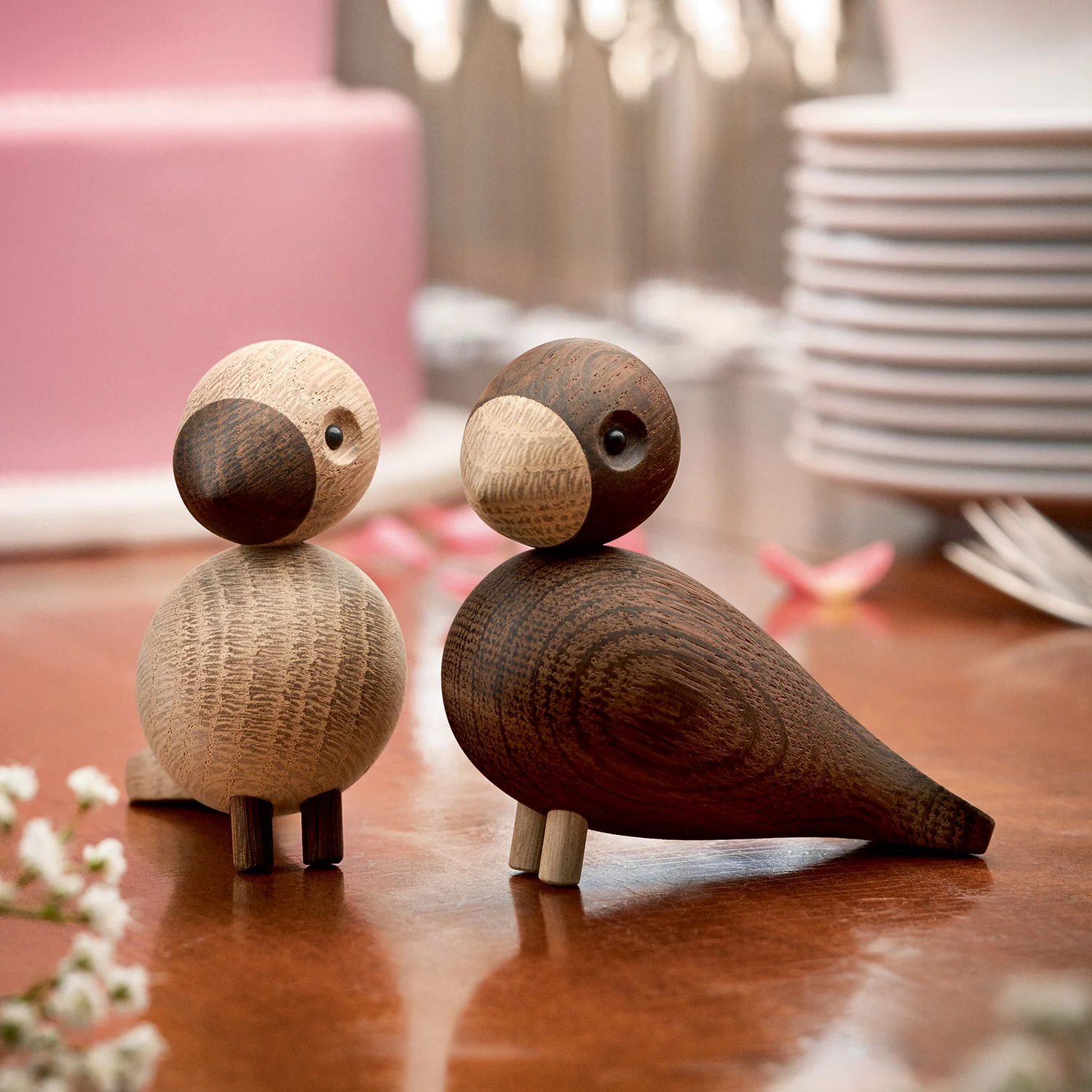 kay bojesen | lovebirds pair | oak - Image 3