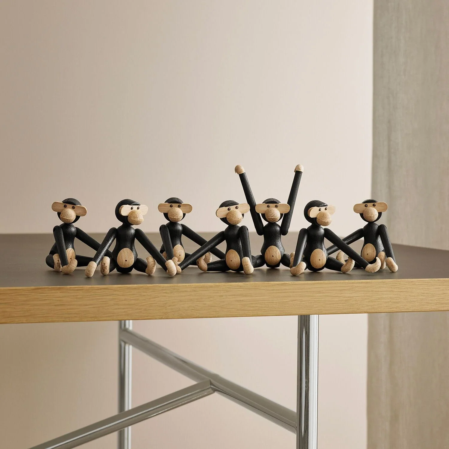 kay bojesen | monkey mini | dark stained oak - Image 10