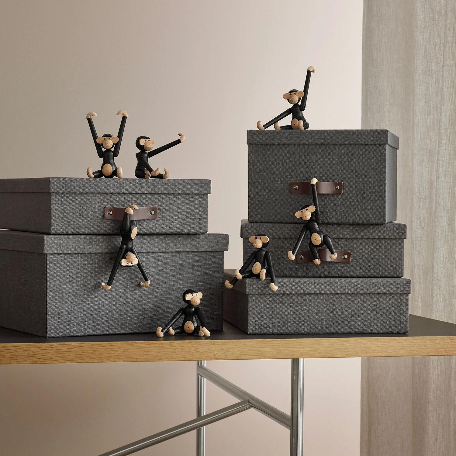 kay bojesen | monkey mini | dark stained oak - Image 14