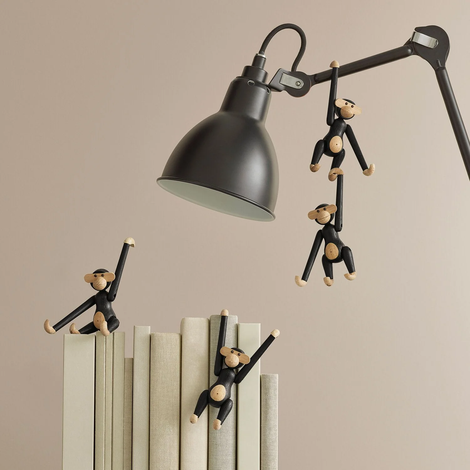 kay bojesen | monkey mini | dark stained oak - Image 4