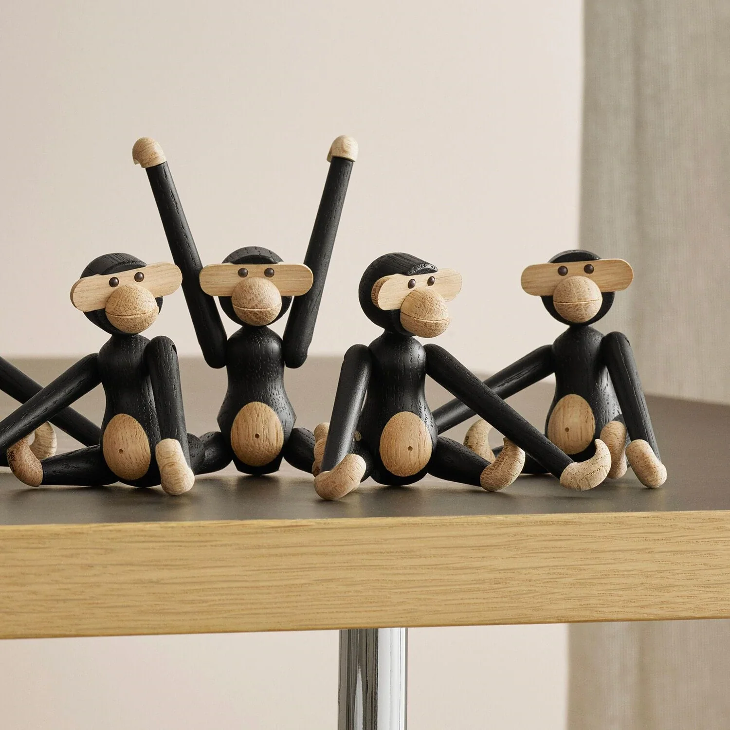 kay bojesen | monkey mini | dark stained oak - Image 6
