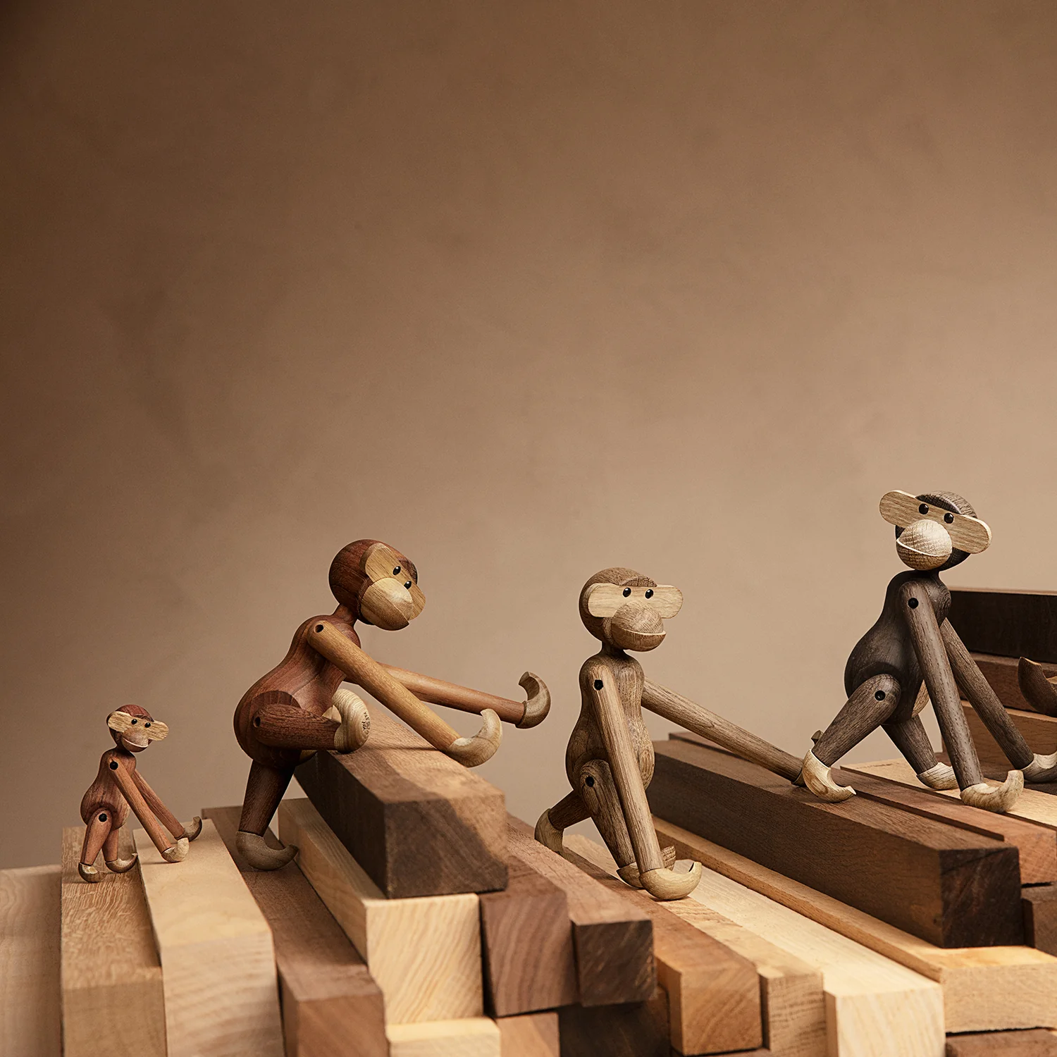 kay bojesen | monkey small | oak + maple - Image 7