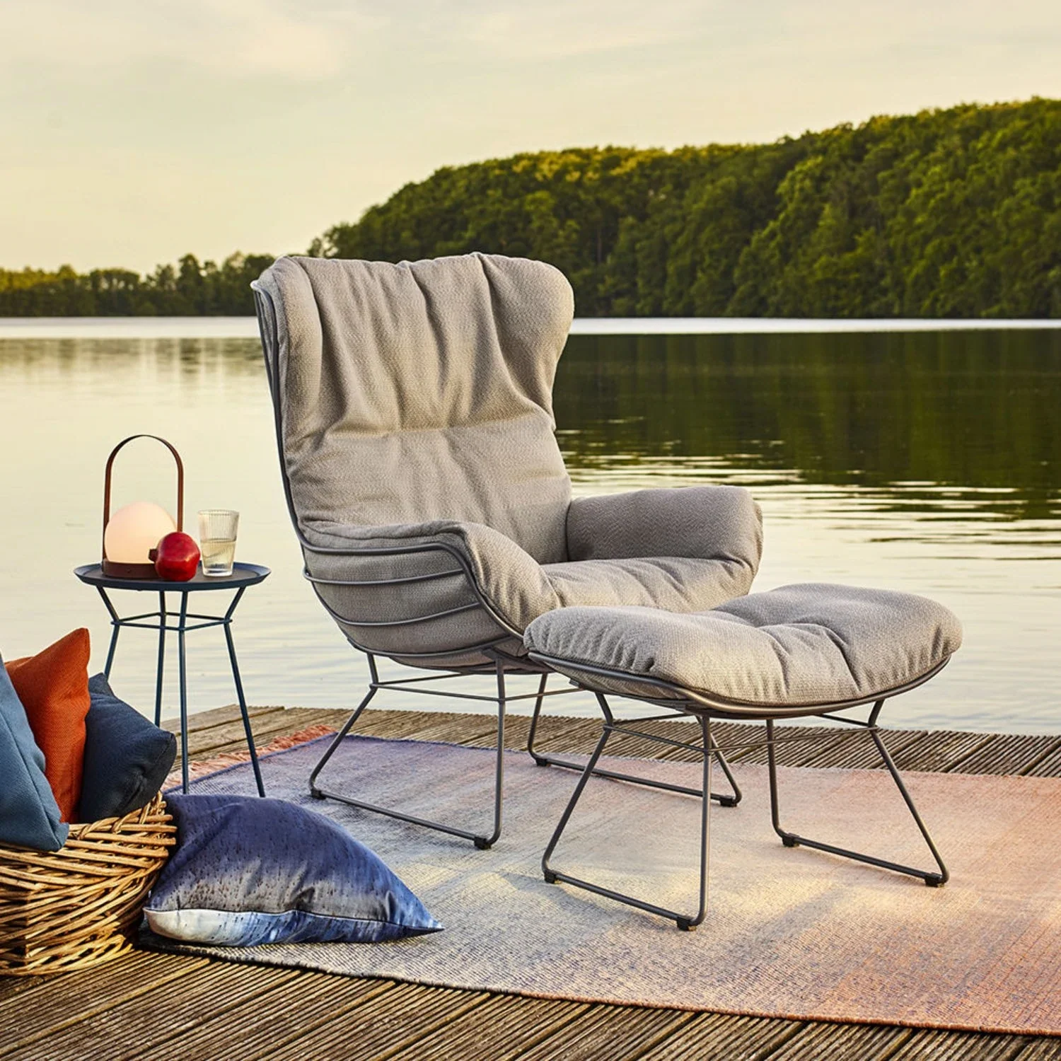freifrau | leyasol outdoor wingback chair | lopi ash + black frame - Image 2