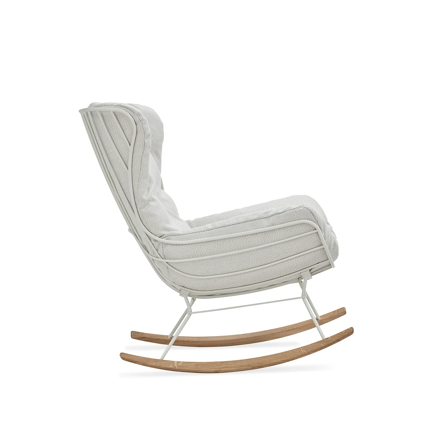 freifrau | leyasol outdoor wingback rocking chair | lopi beldi + grey white frame - Image 3