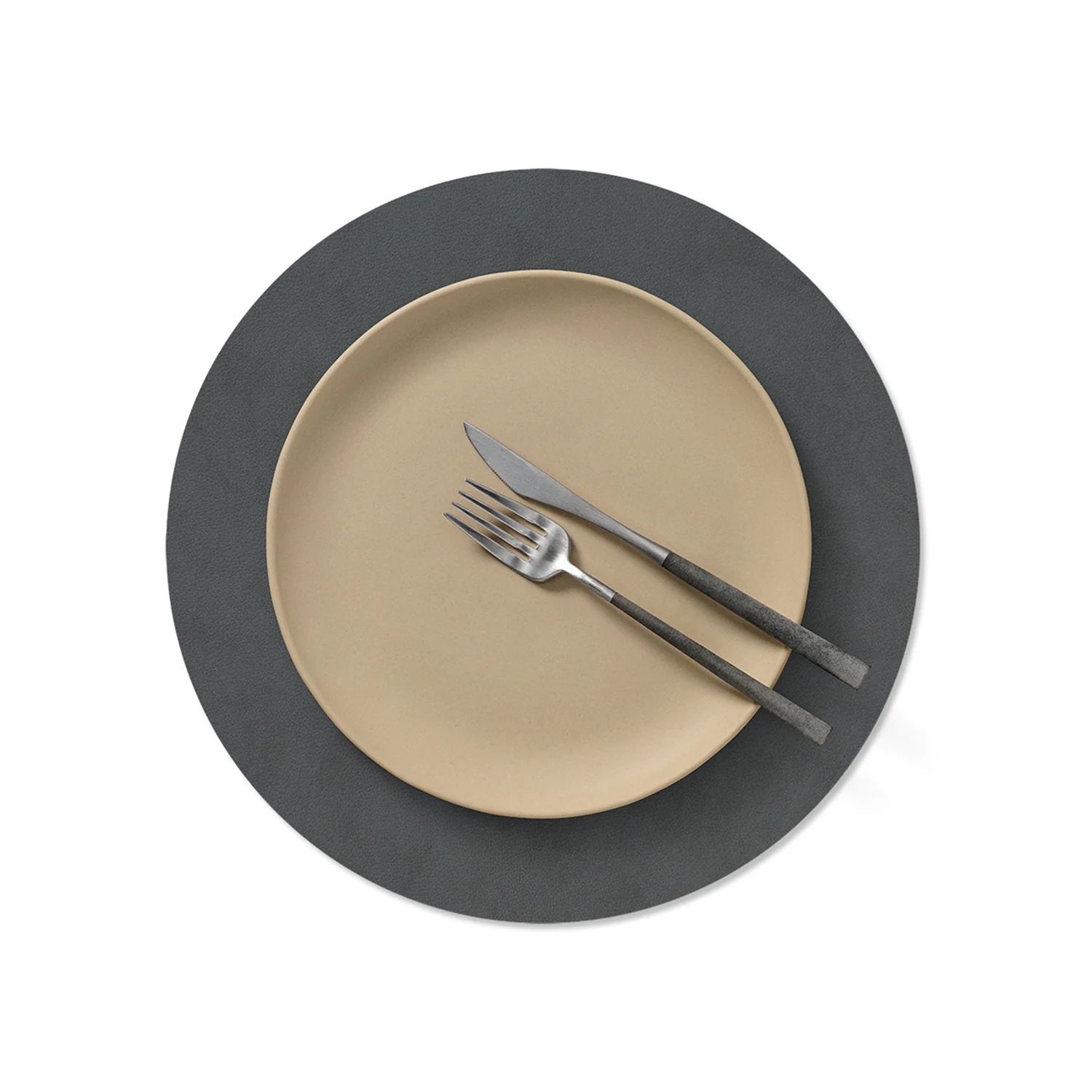lind dna | table mat | circle medium | nupo anthracite - Image 3