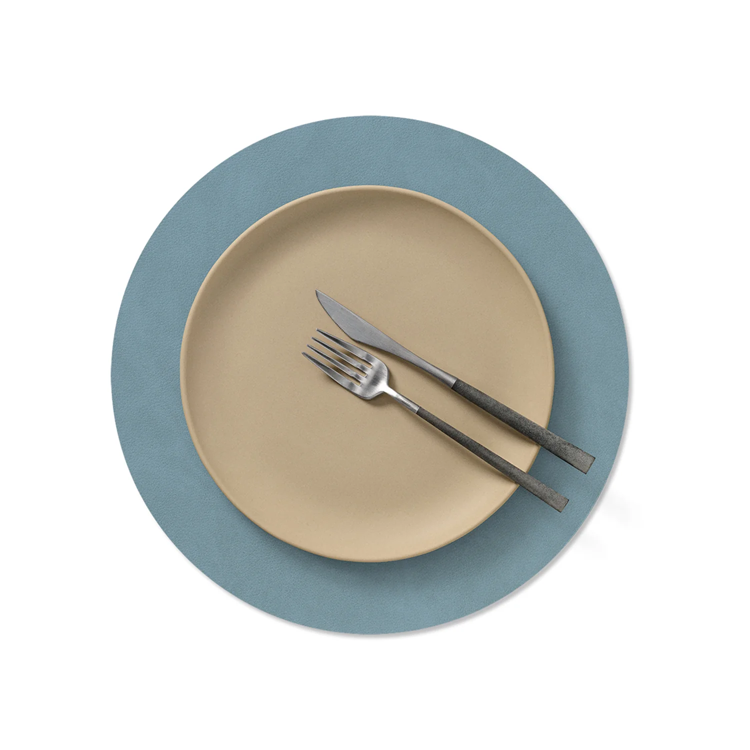 lind dna | table mat | circle medium | nupo light blue - Image 2