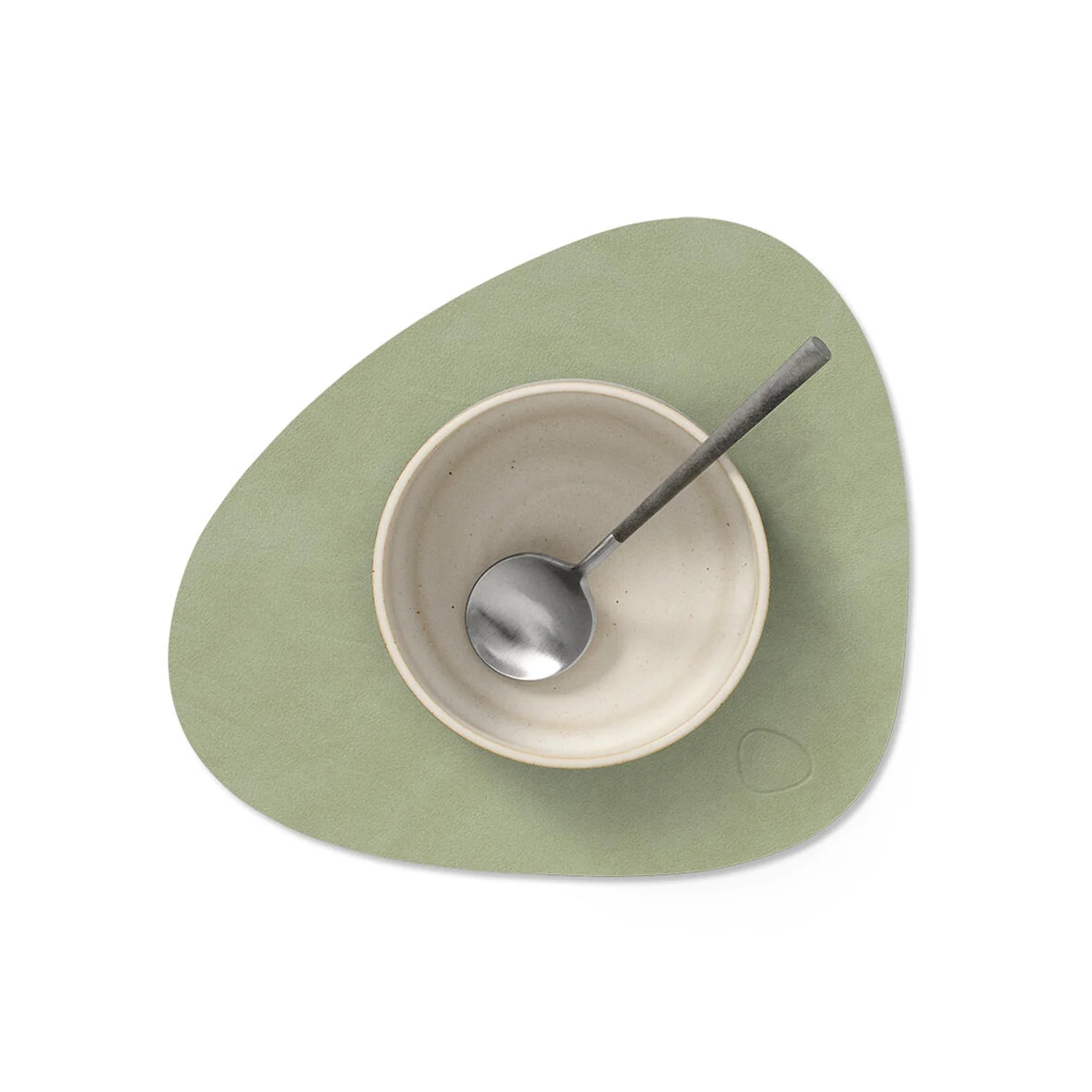lind dna | table mat | curve small | nupo olive green - Image 2