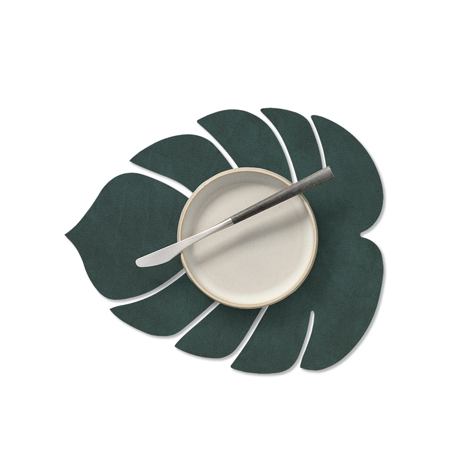 lind dna | table mat | leaf small | nupo dark green - Image 2