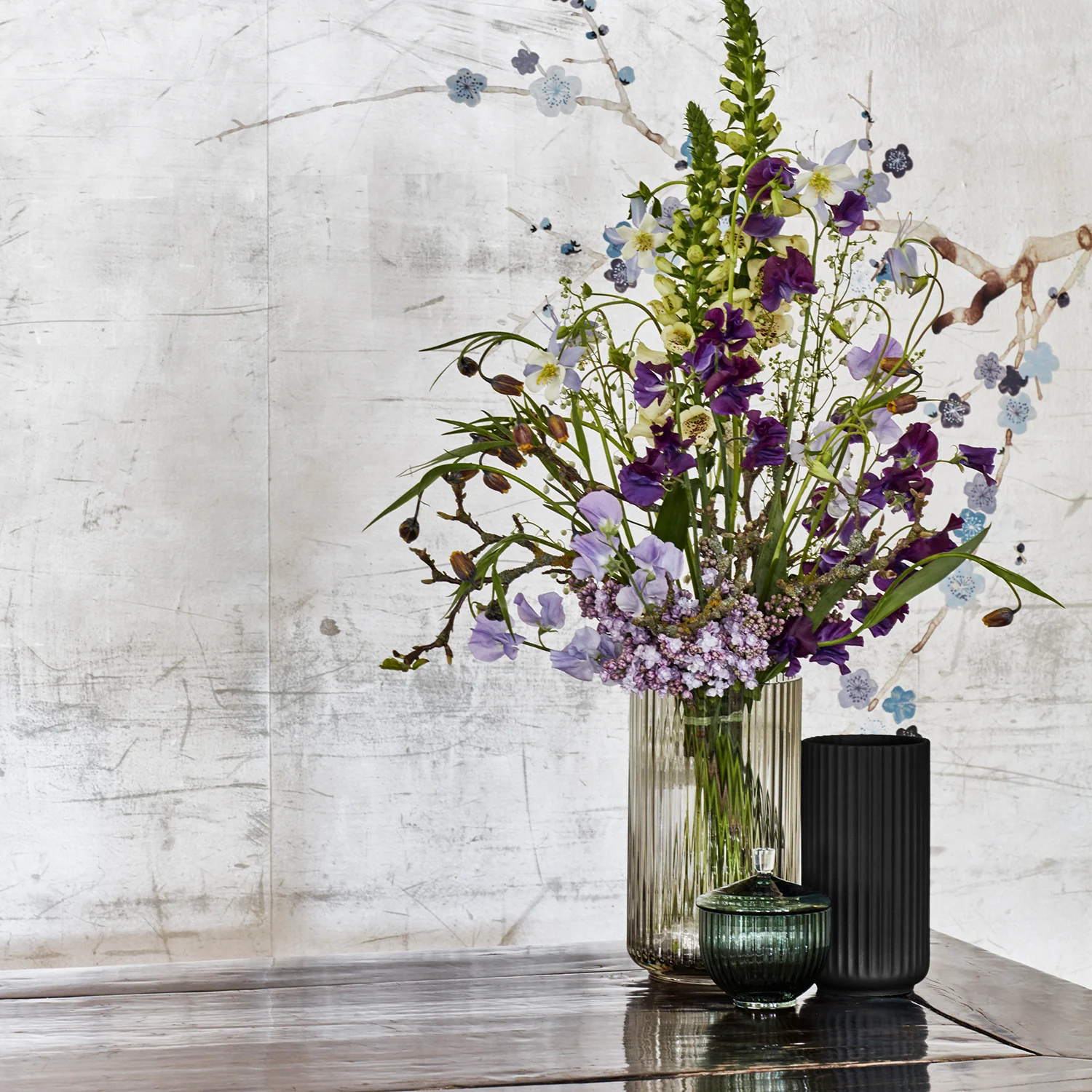 lyngby | porcelain vase 15cm | black - LC - Image 2