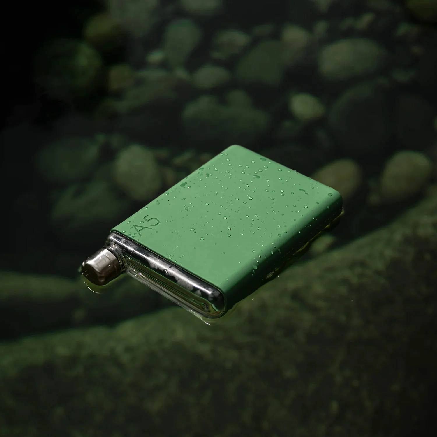 memobottle | sleeve A5 silicone | moss green - LC - Image 2