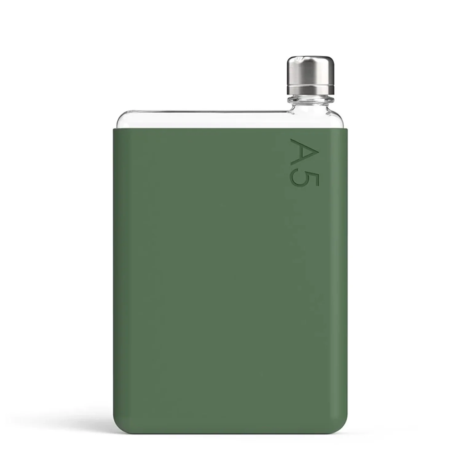 memobottle | sleeve A5 silicone | moss green - LC - Image 3
