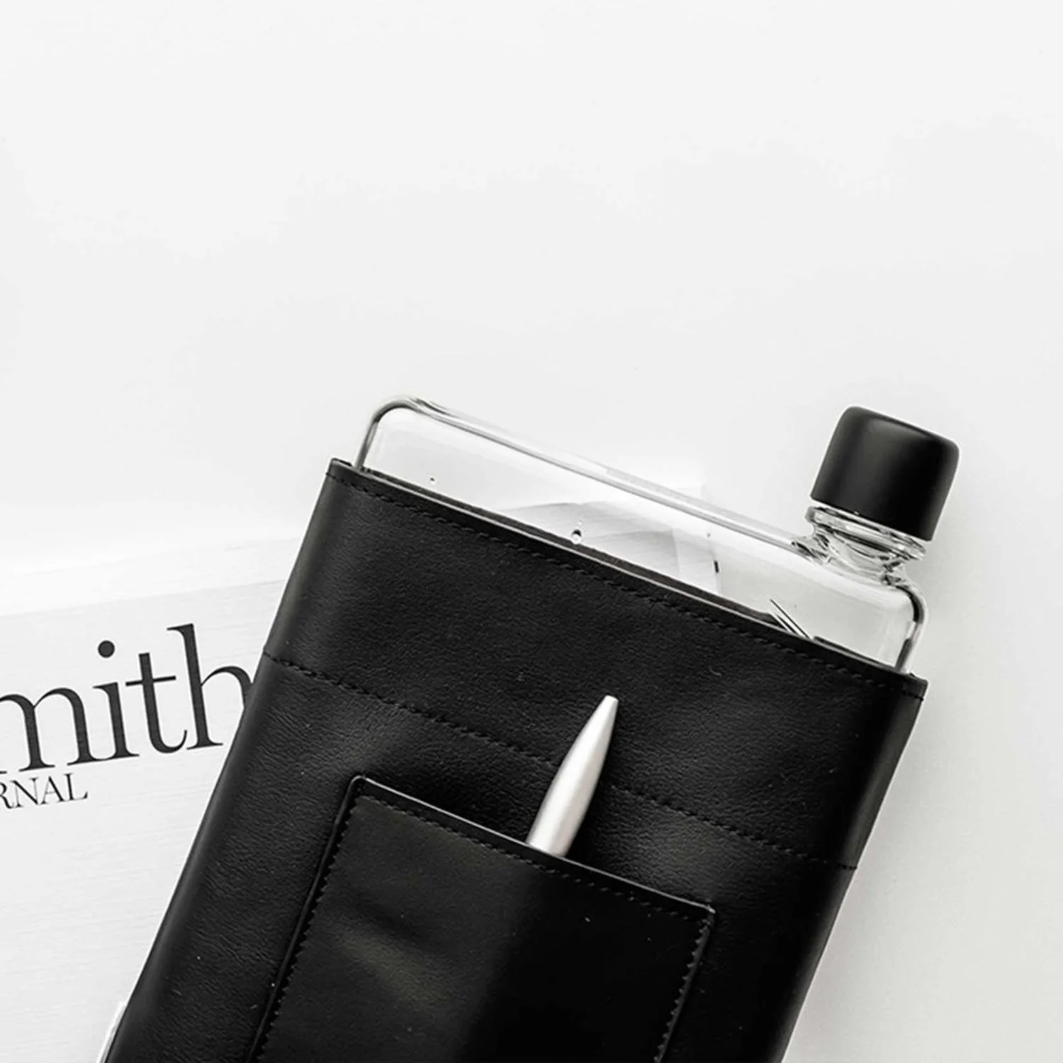 memobottle | sleeve A5 leather | black - LC - Image 6
