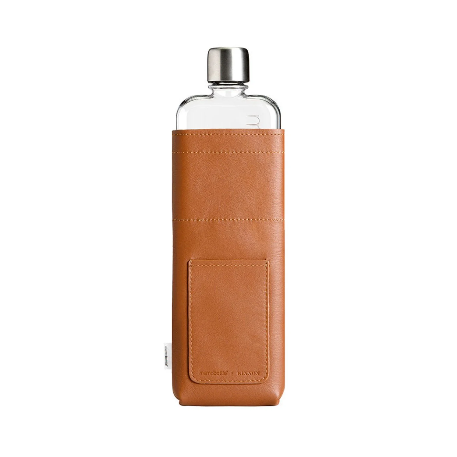 memobottle | sleeve slim leather | tan - LC - Image 3