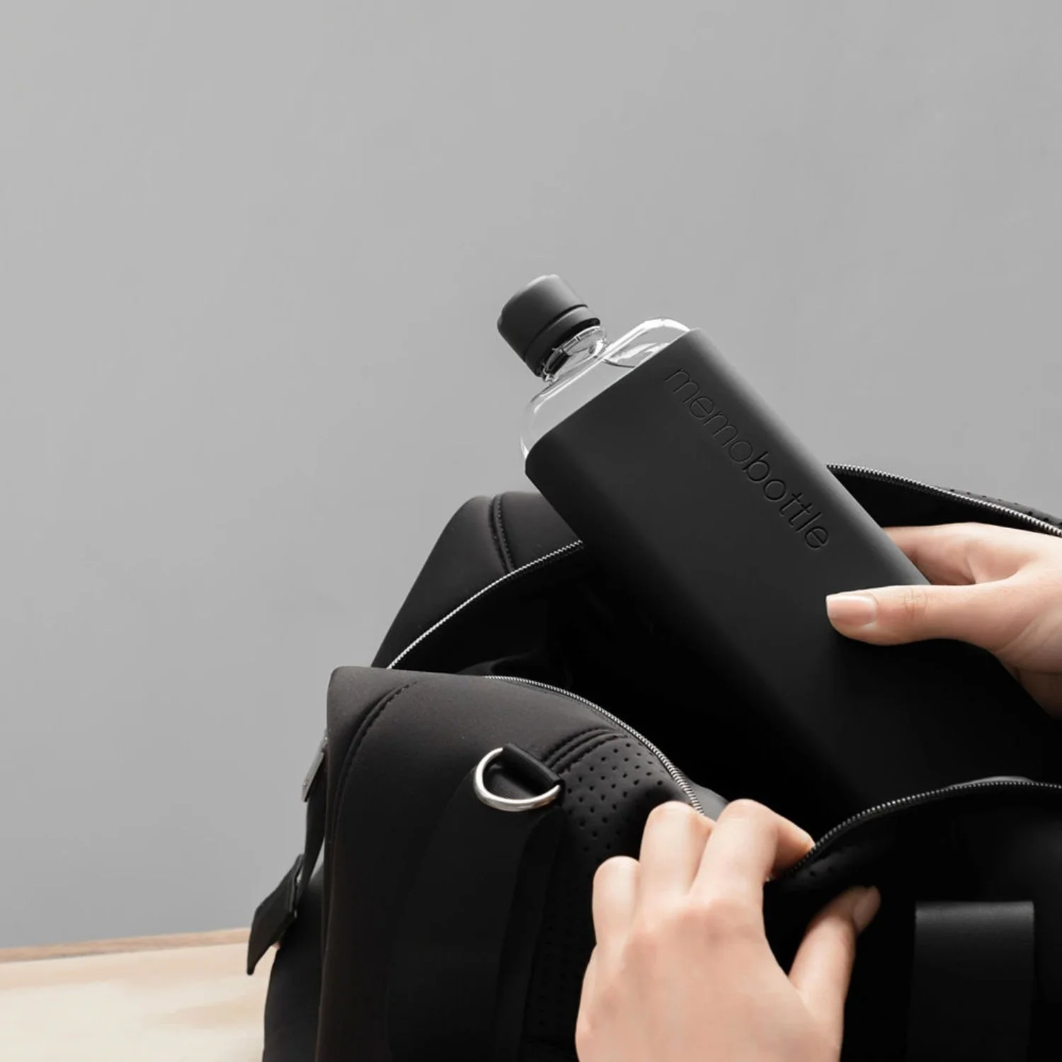 memobottle | sleeve slim silicone | black ink - LC - Image 5