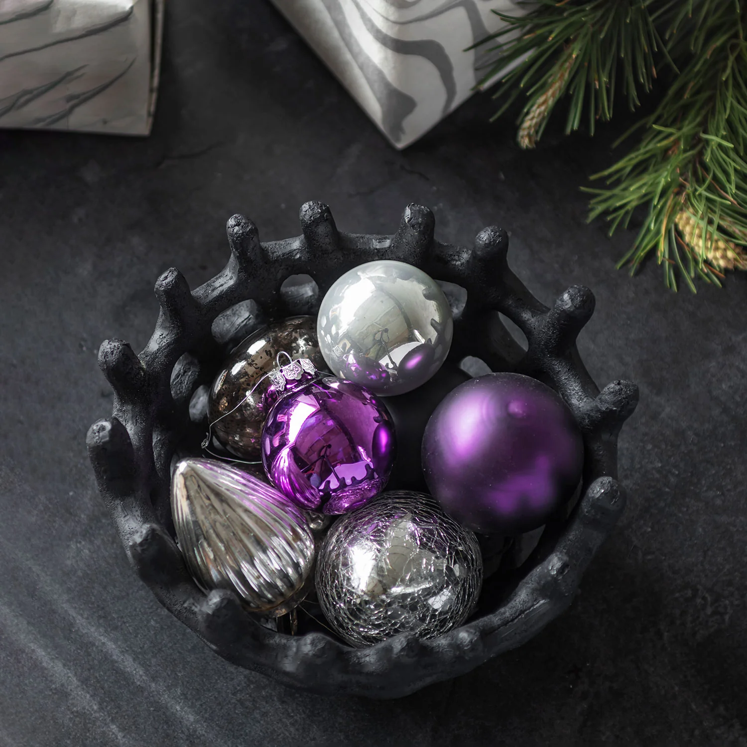 mette ditmer | art piece | braided bowl | black - Image 7
