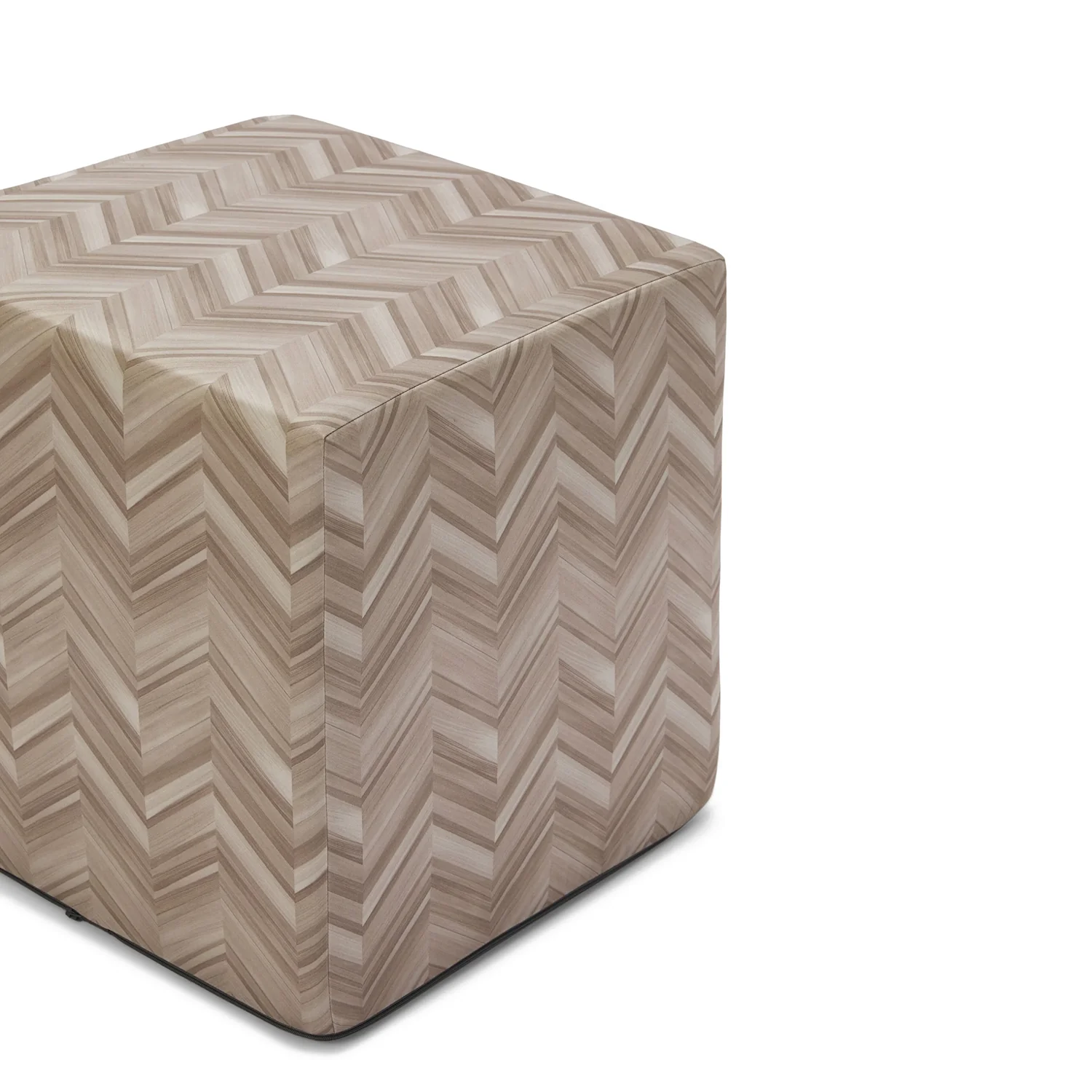 missoni home | layers inlay cube pouf | colour 72 - Image 2