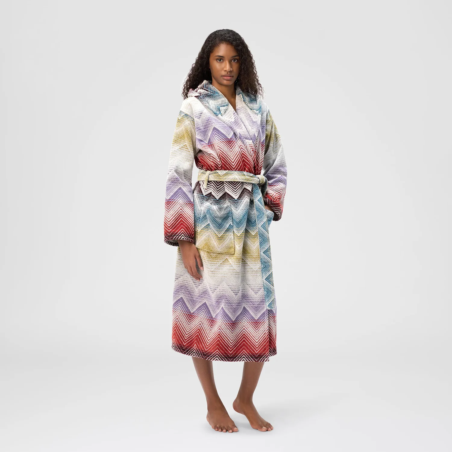 missoni home | marea bathrobe | colour 100 - Image 2